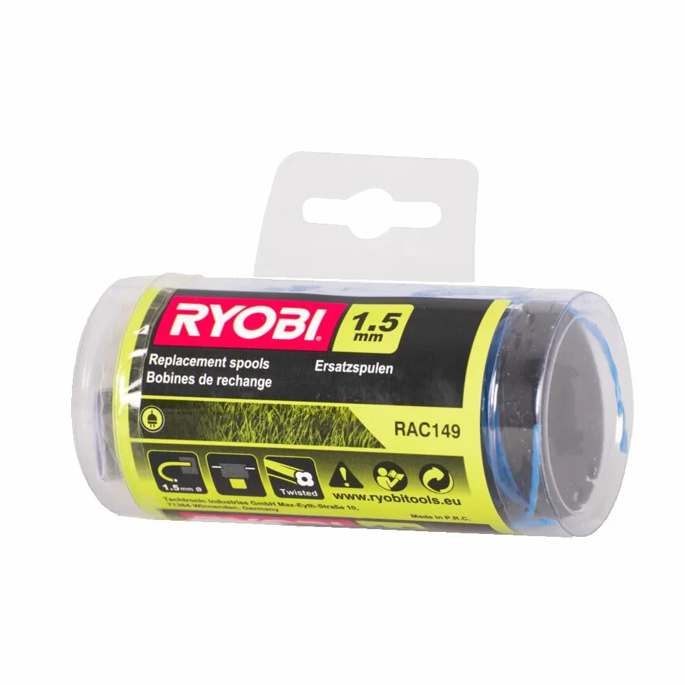 Ryobi RAC149 - Zestaw 3 głowic z gwintem 1,5 mm do RLT3525