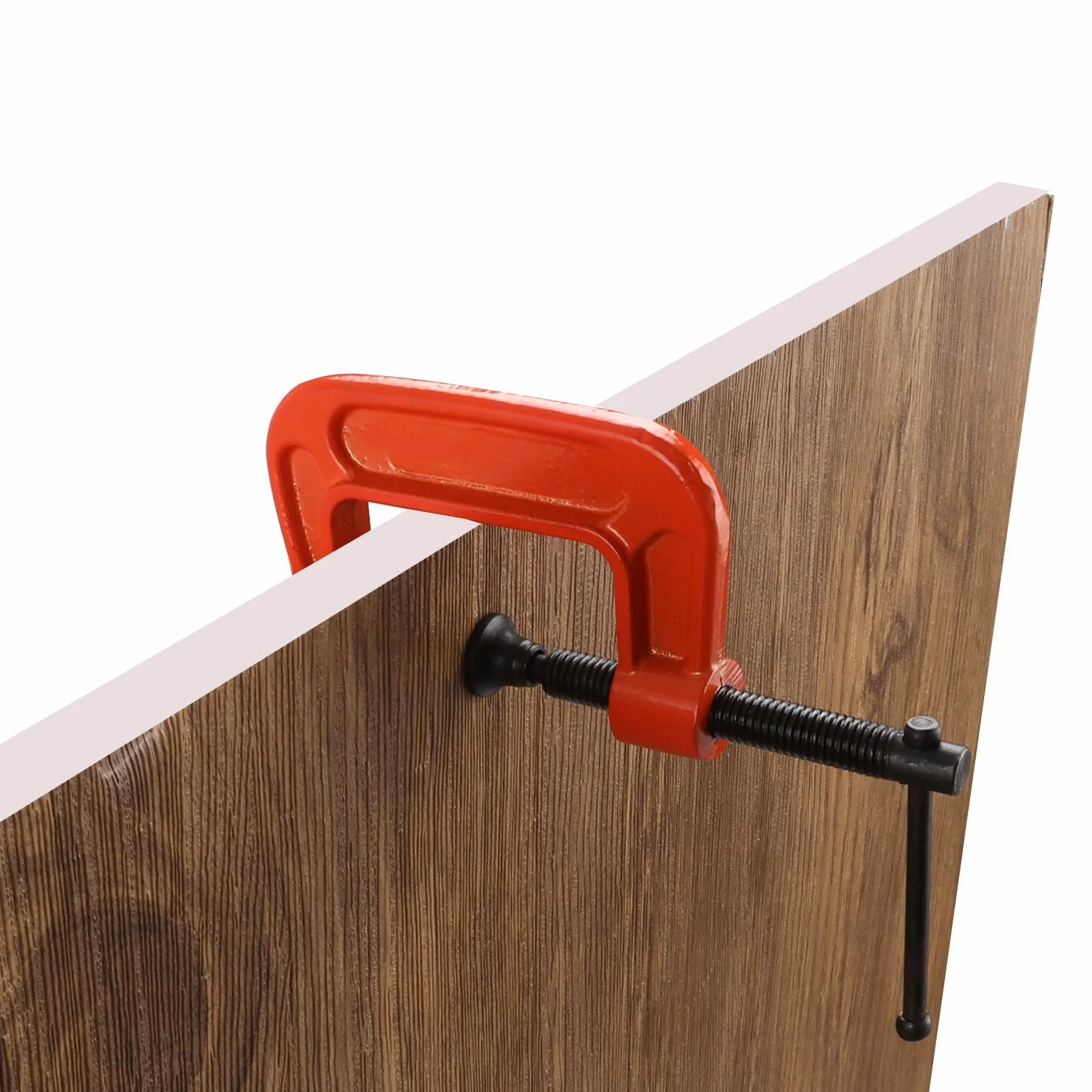 ASelected 4 szt. mini zacisków G, pojemność 51 mm, zaciski G, przemysłowy zestaw zacisków typu C, dla entuzjastów majsterkowania i profesjonalistów (pomarańczowy)