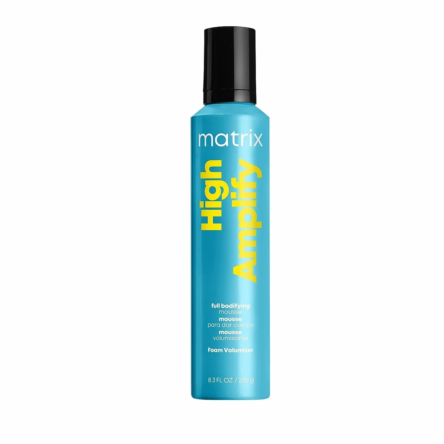 Matrix Pianka objętościowa do cienkich i błyszczących włosów, długotrwała objętość i szlachetny połysk, pianka High Amplify Volume Foam, 1 x 250 ml