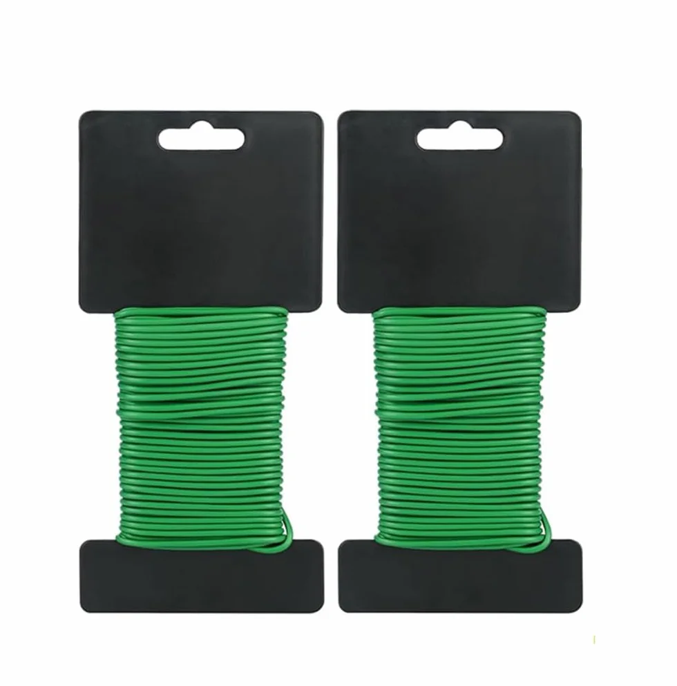 Drut ogrodowy do wiązania roślin 2,8 mm x 10 m zielony