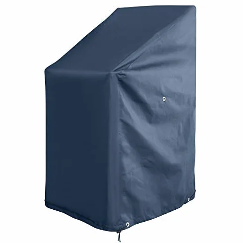 GardenMate – pokrowiec ochronny na krzesła ogrodowe z tkaniny poliestrowej Oxford – 65 x 65 x 80/120 cm – ANTRACYTOWY – jakość premium, wysokiej jakości tkanina poliestrowa Oxford 220 gsm