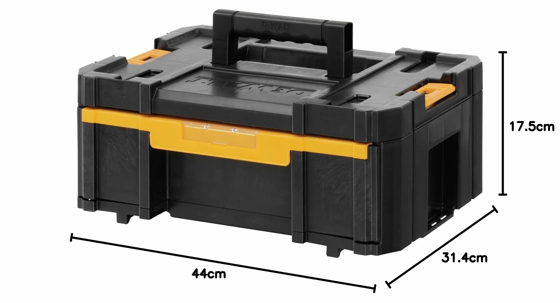 Dewalt DWST1-70705 Skrzynia Narzędziowa, Żółty/Czarny, ‎44 x 31.4 x 17.6 cm