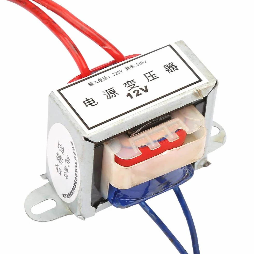Transformator elektryczny AC 220 V na AC 12 V Single Power Transformator izolowany zasilacz transformator (12 V)
