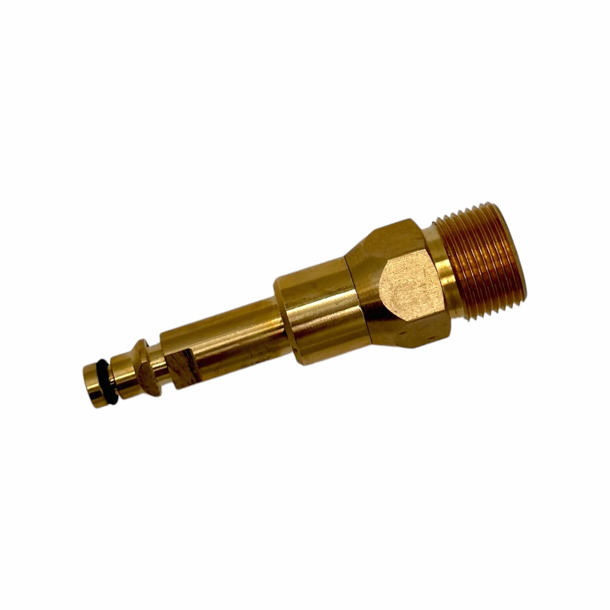 M&M Smartek Adapter Quick-Click pasujący do węży wysokociśnieniowych z M22 x 1,5 IG - do Kärcher, Kränzle i wielu innych - ok. 8,5 cm długości