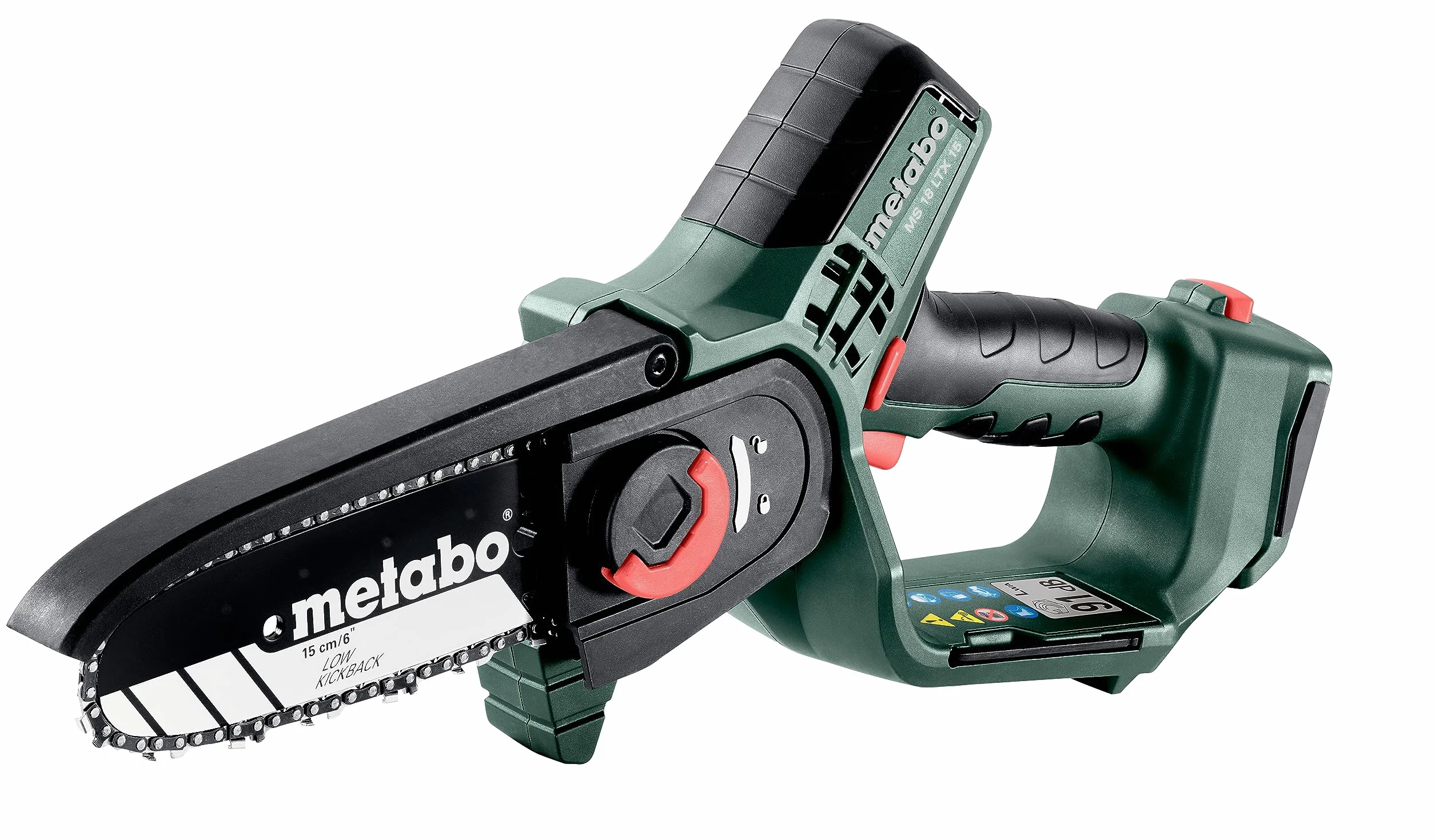 Metabo Akumulatorowa Piła Do Drewna 15 cm - Mała Piła Łańcuchowa Bez Akumulatora i MetaBox 600856850