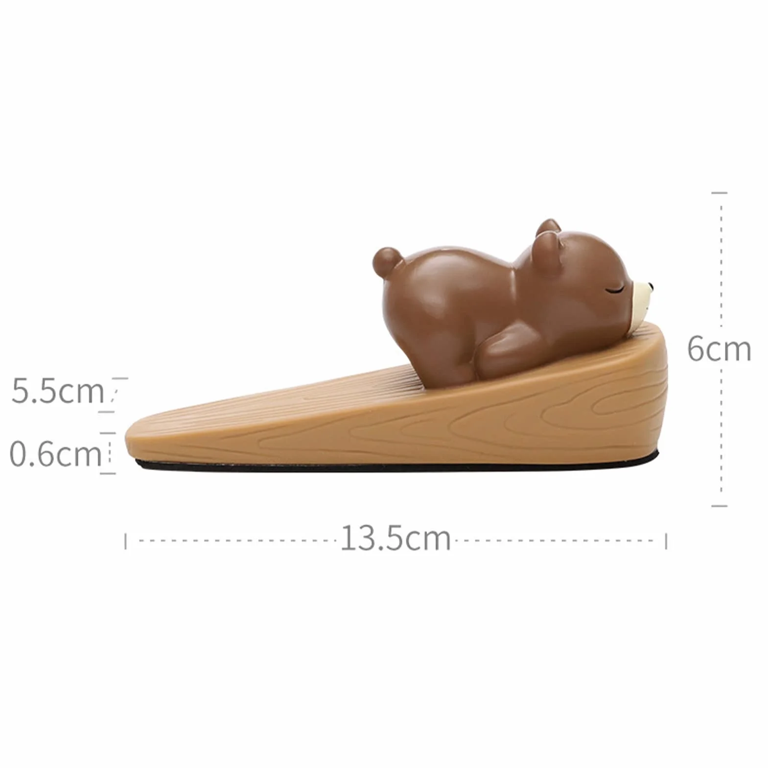 Cute Door Stopper, kreskówkowe drzwi zwierząt Zatrzymaj kolizję zapobieganie wiatrowom zapobieganie ślizganiu się dekoracyjnym klinem drzwi na podłogę biura domowego (Jeż) (Mała