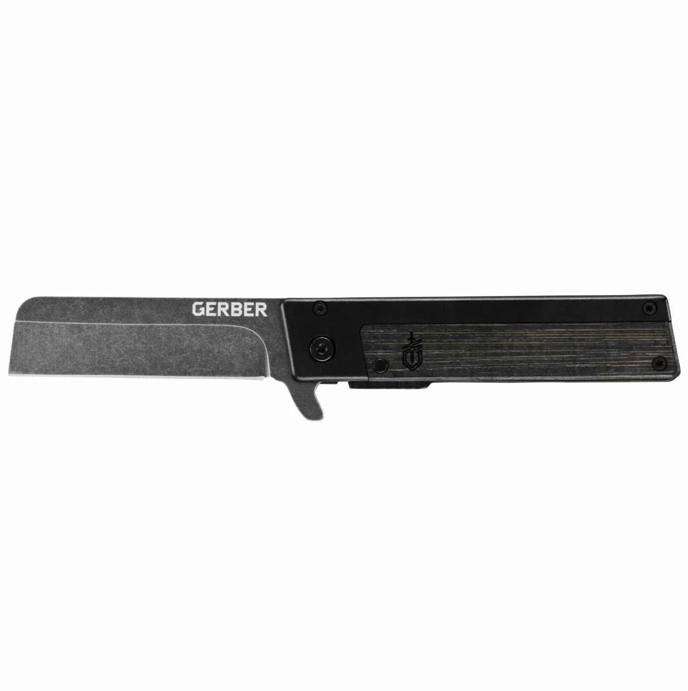 Gerber Scyzoryk z klipsem, Quadrant, blokada Frame Lock, długość ostrza: 7,1 cm, czarny wzór bambusowy, 1066487