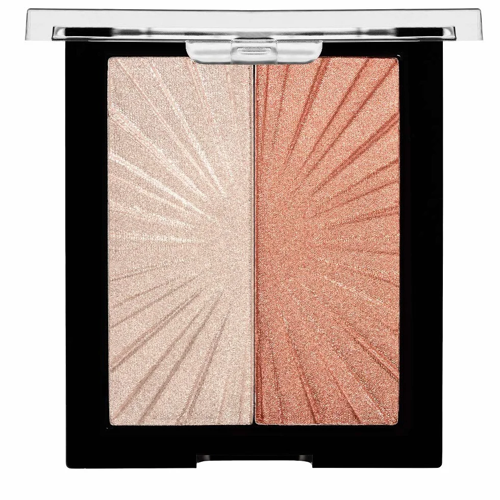 Wet n Wild MegaGlo Blushlighter, Blush and Highlighter Duo to Sculp, Highlight and Instantly Glow, Soft and Buildable Formula with Ultra-reflective, Micro-fine Pearl Pigments, Highlight Bling Shade