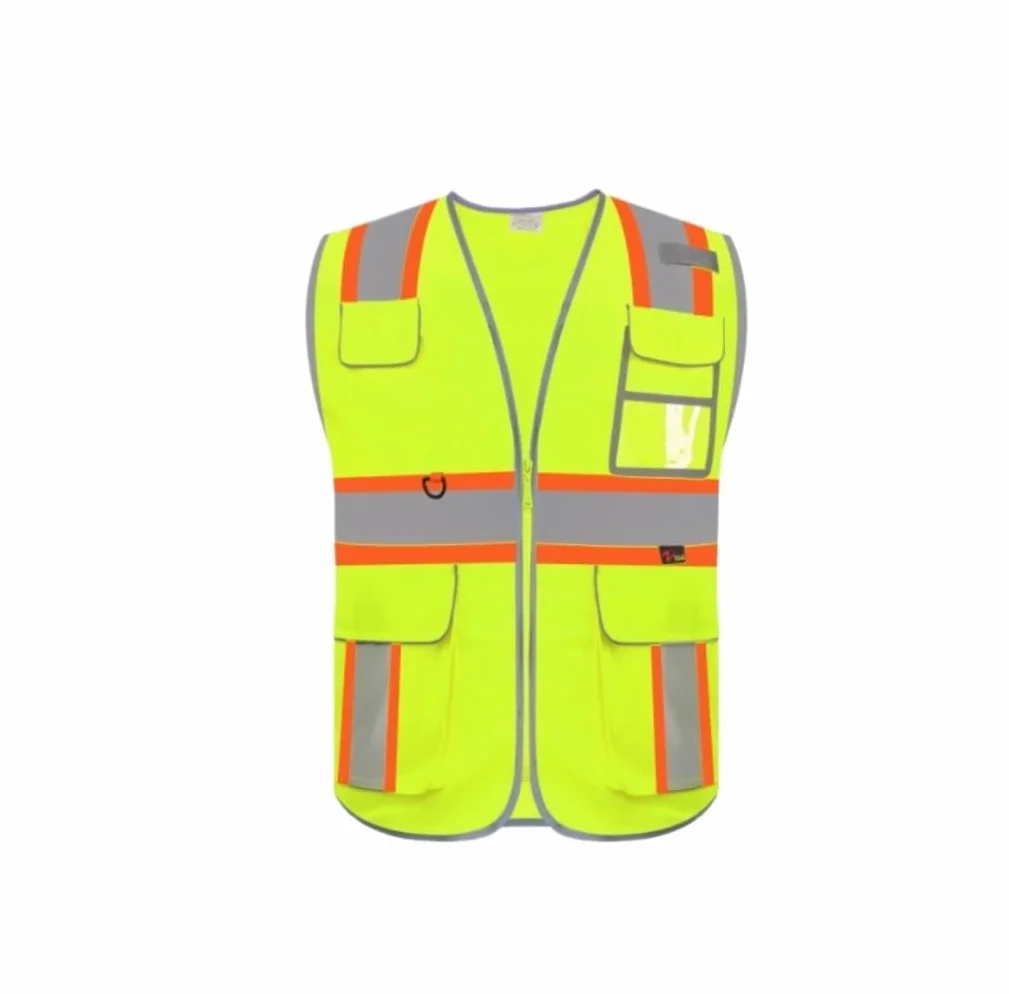 Kamizelka Wysoka Widoczność Kamizelka Odblaskowa Odblaskowa Kamizelka Odblaskowa Do Jazdy Na Rowerze Kamizelka Ostrzegawcza(Yellow)