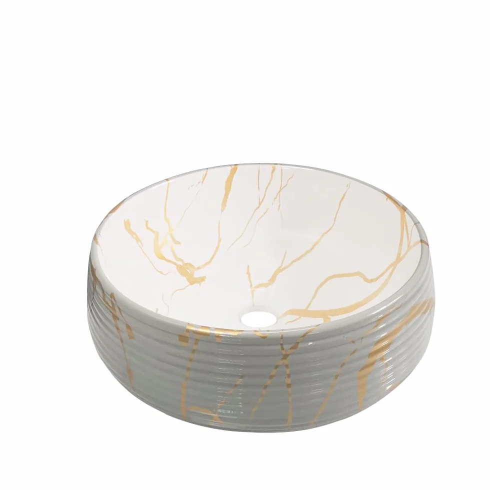 Umywalka Nablatowa Do Łazienki, Okrągła Umywalka Artystyczna, Umywalka Ceramiczna Do Domu, Umywalka Hotelowa, Umywalka Ceramiczna Nablatowa, Umywalka Łazienkowa Nablatowa