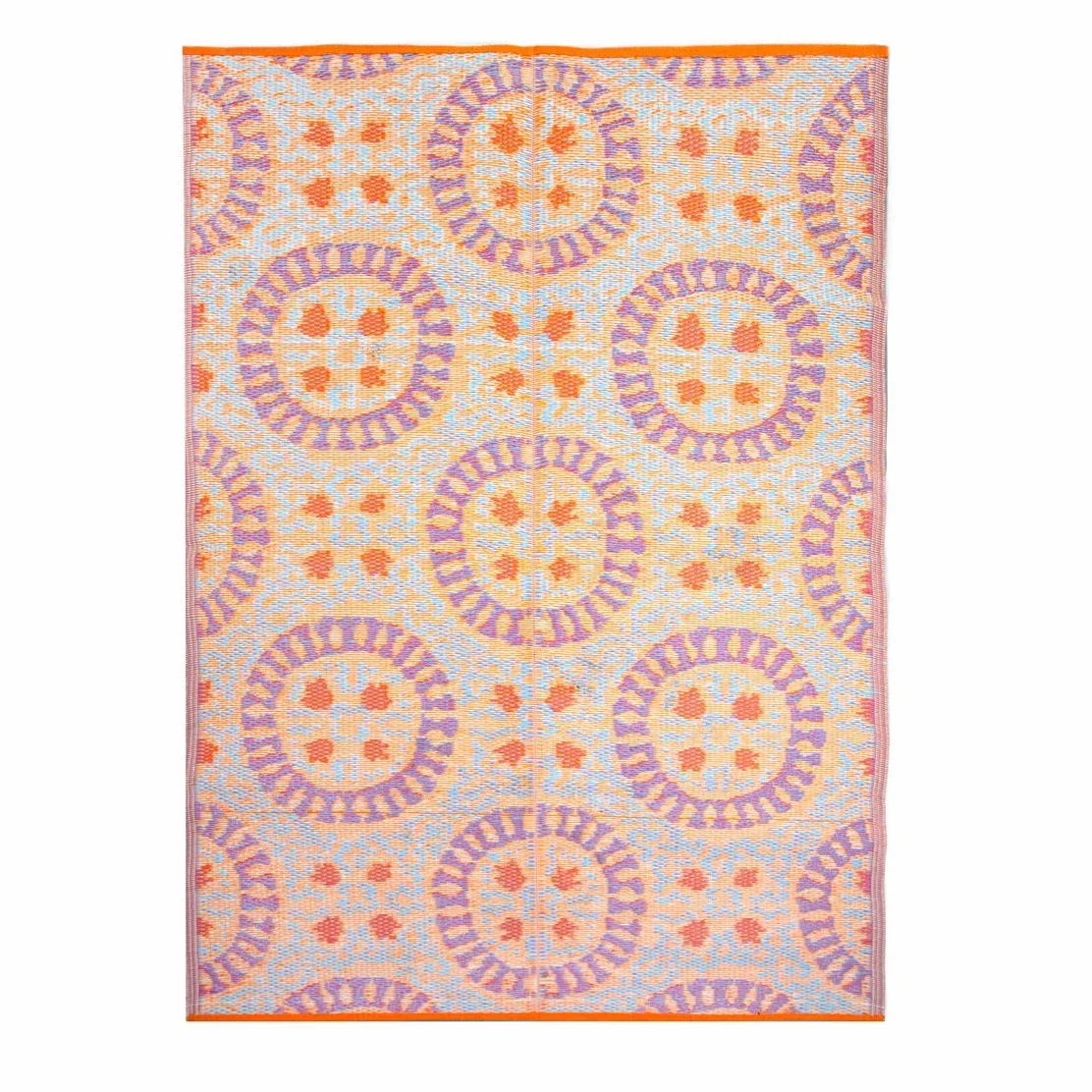 Boho Tkany wodoodporny dywanik zewnętrzny antypoślizgowa mata dwustronnym wzorem geometrycznym do ogrodu patio tarasu