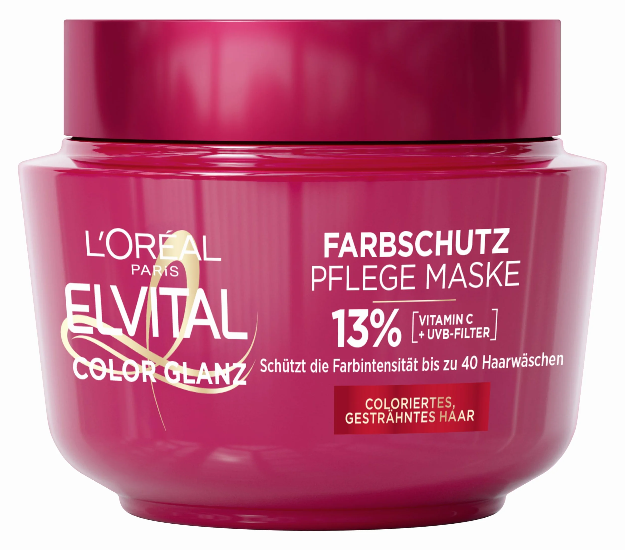 L'Oréal Paris Elvital Color Glanz Maska do Włosów, 300 ml
