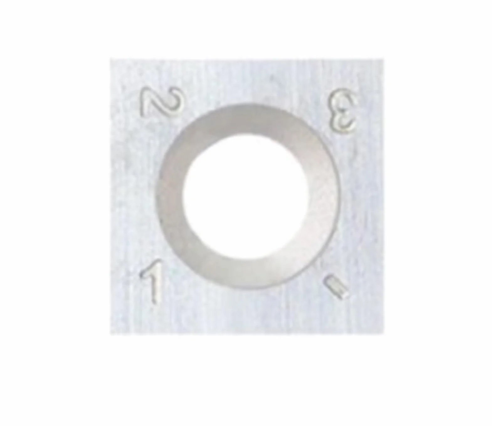 Płytki zamienne z węglika spiekanego Zestaw 100 kwadratowych klocków wymiennych z węglika wolframu, 15 x 15 x 2,5 mm, 37°, R95, do spiralnej głowicy strugarki spiralnej