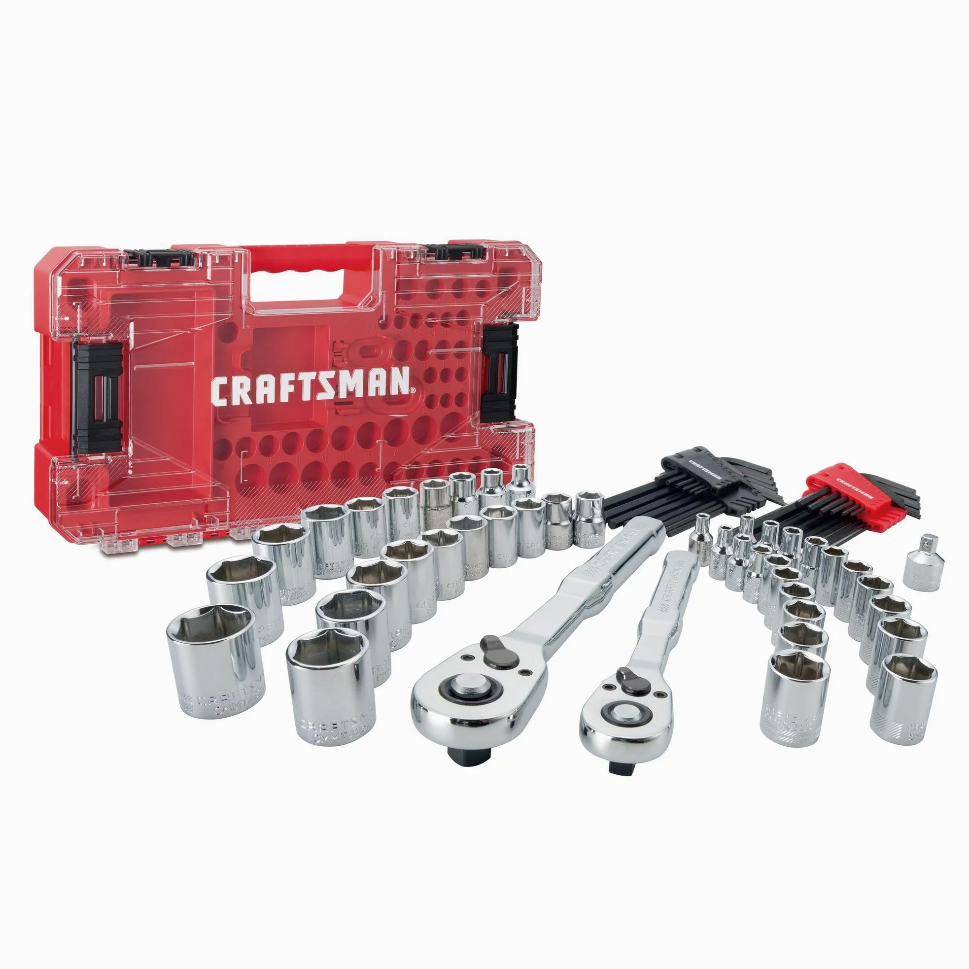 Craftsman Versastack CMMT45171 zestaw narzędzi mechanicznych, napęd 1/4 i 3/8 cala, 71-częściowy