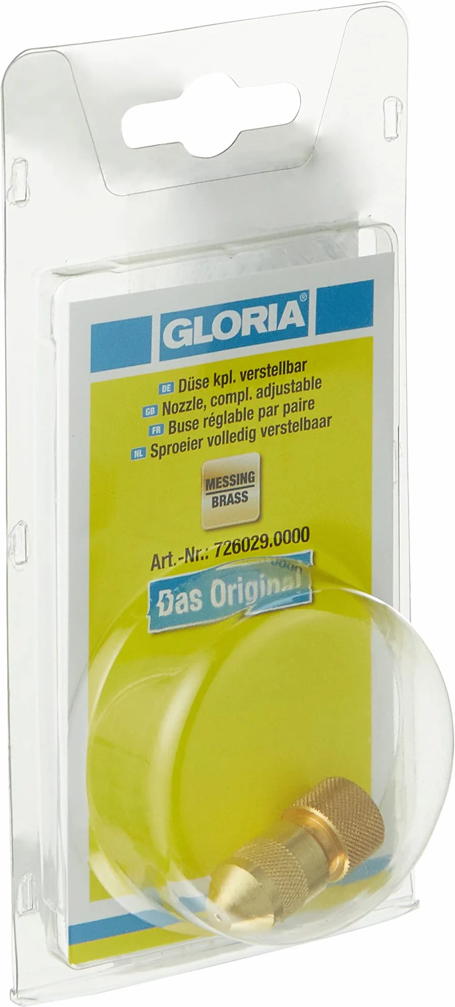 Gloria mosiężna dysza stożkowa regulowana 726029.0000