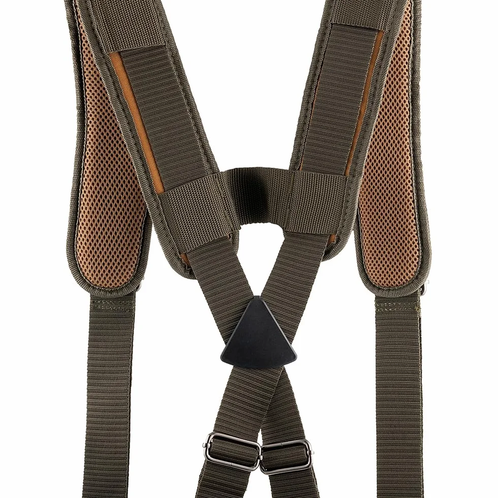 Bucket Boss - Pas narzędziowy Airlift z szelkami, paski narzędziowe - seria oryginalna (50100) z 12 kieszeniami, brązowy, 132 cm