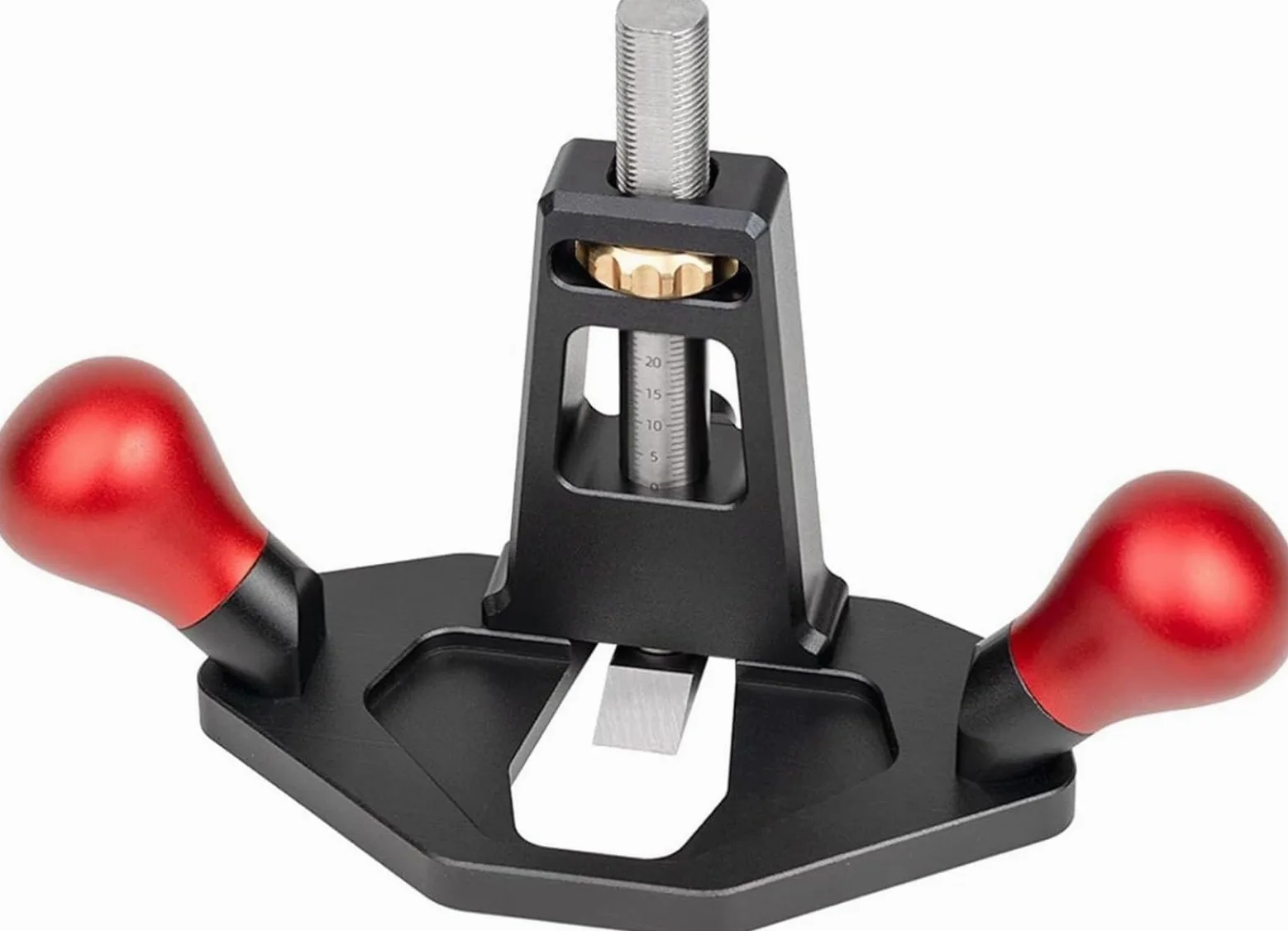 Strugarka ręczna do obróbki drewna, żelazna strugarka ze śrubami regulującymi głębokość, solidne ostrze router ręczny, strug do czyszczenia dna, rowkowania, regulacji krawędzi
