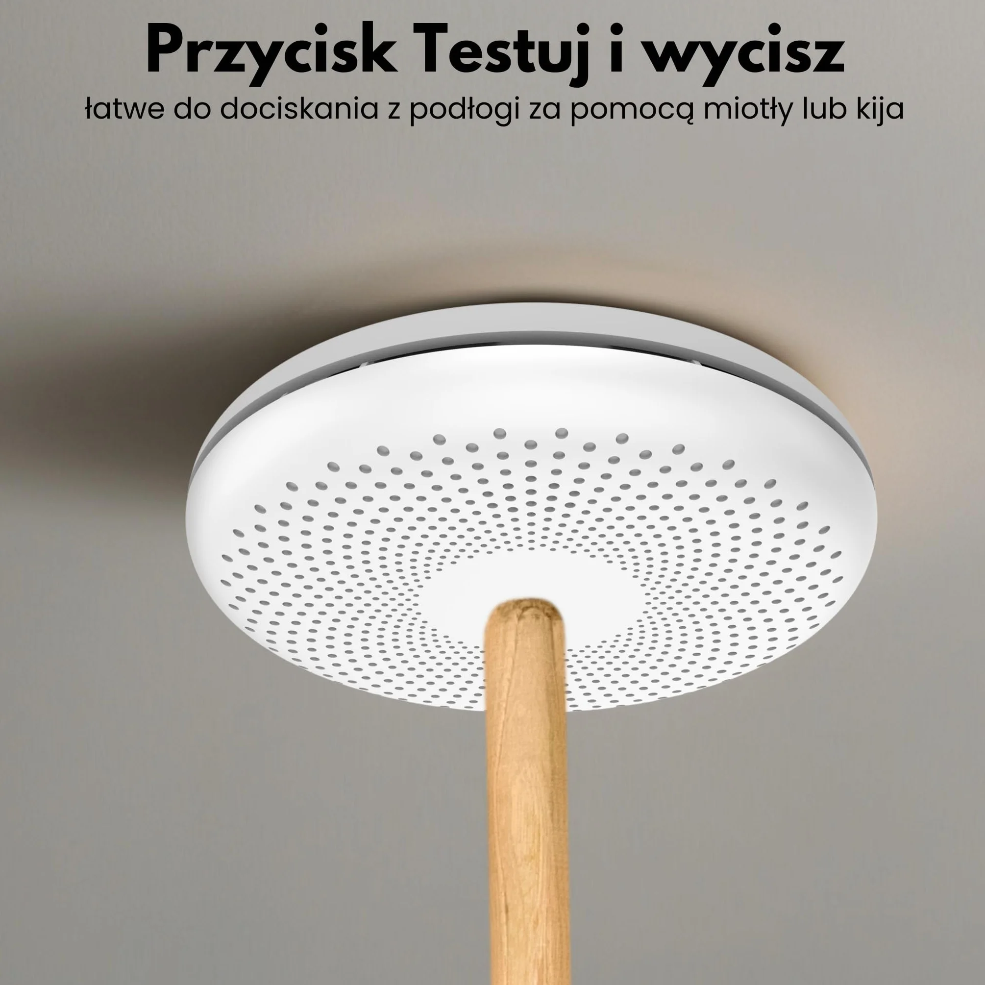 Aroha Safety Pro Alarm dymu i tlenku węgla z 10 -letnim baterią - alarm CO
