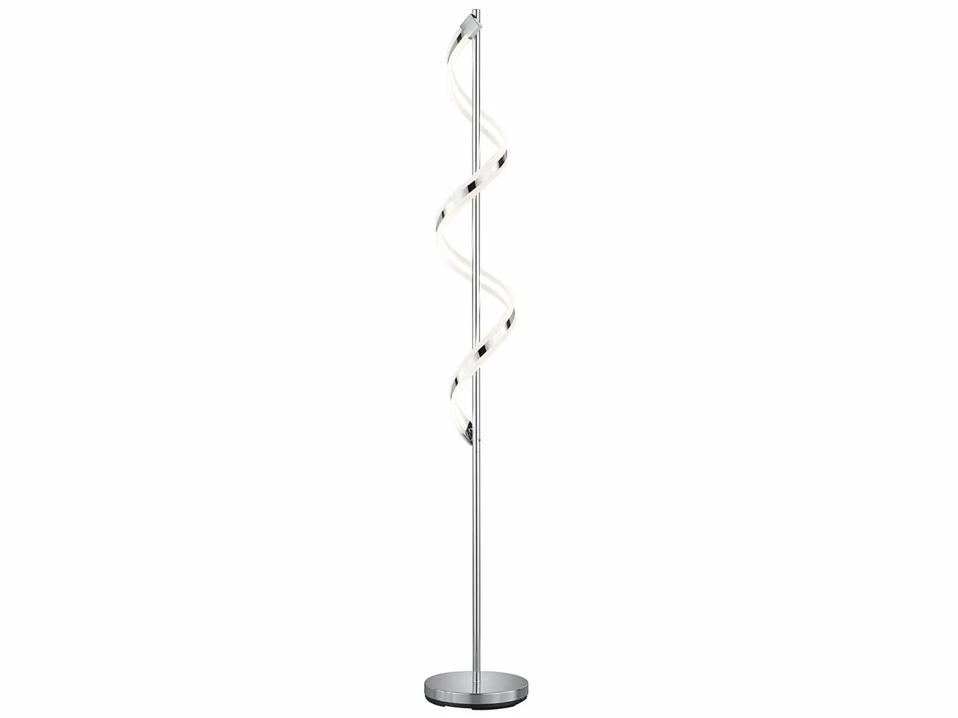 Trio Leuchten Sydney 472910106 lampa podłogowa LED chromowana metalowa z 20 W LED