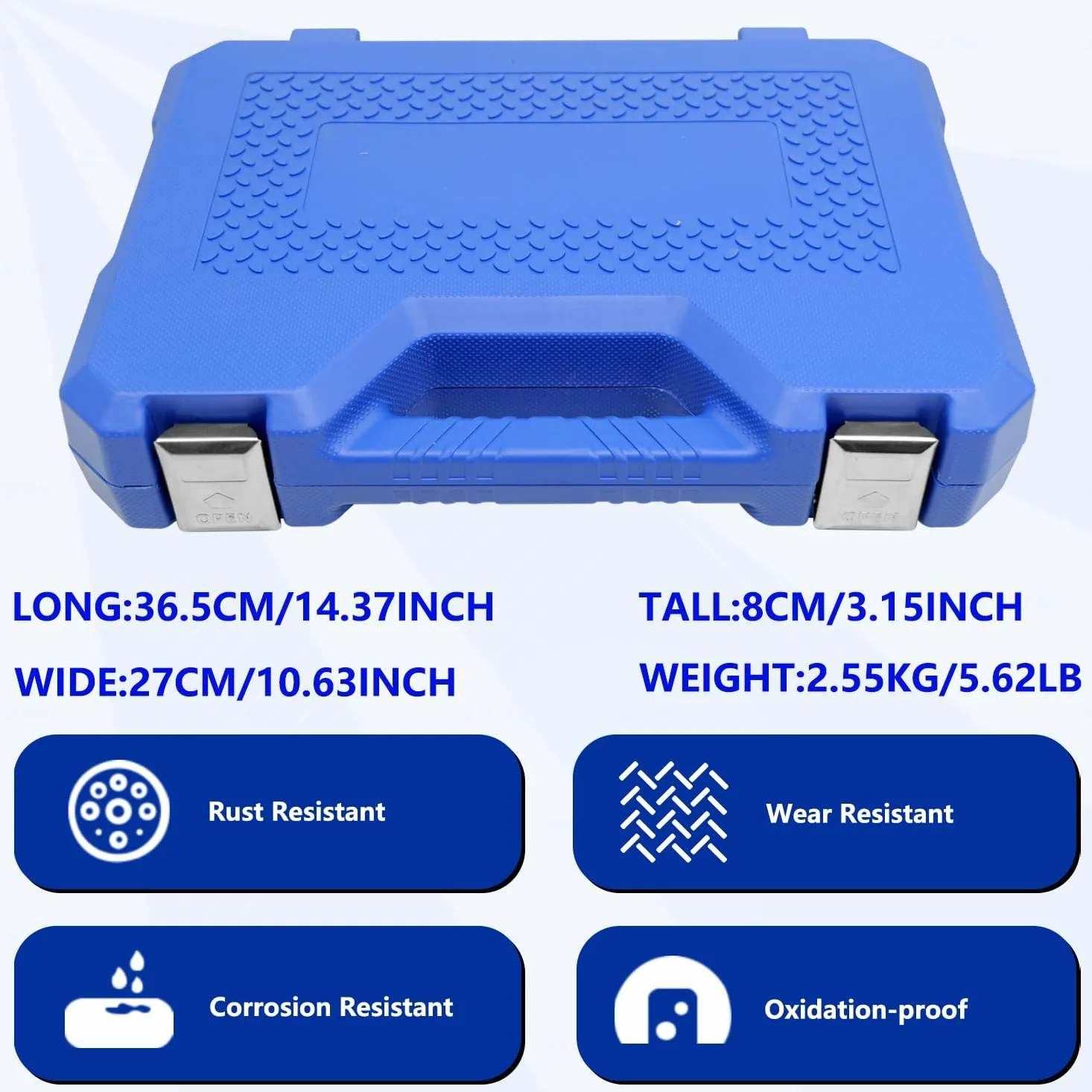 ZKTOOL Klucz nasadowy do przewodu paliwowego wtryskiwacza oleju napędowego, napęd 3/20.3 cm 1/5.1 cm, 8-27 mm, zestaw nasadek z nakrętką pochodną, 5-punktowe, do przewodowego czujnika temperatury