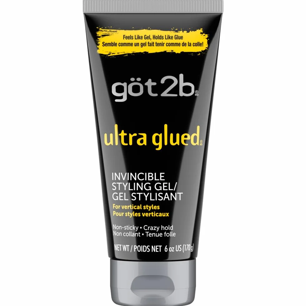 Schwarzkopf Got2B Ultra klejony żel do włosów, utrzymuje się do 72 godzin, bez białych pozostałości, kontrola krawędzi, wegańska, bez silikonu, 170 g, opakowanie może się różnić