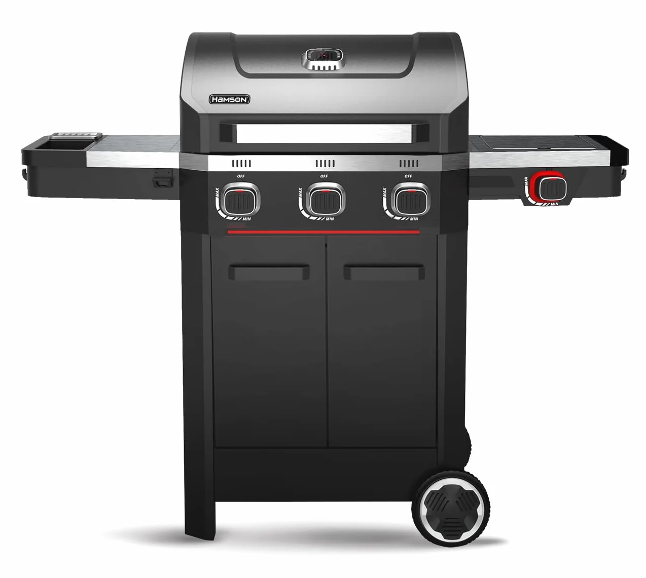 Mercury 3-palnikowy grill gazowy ze stali nierdzewnej