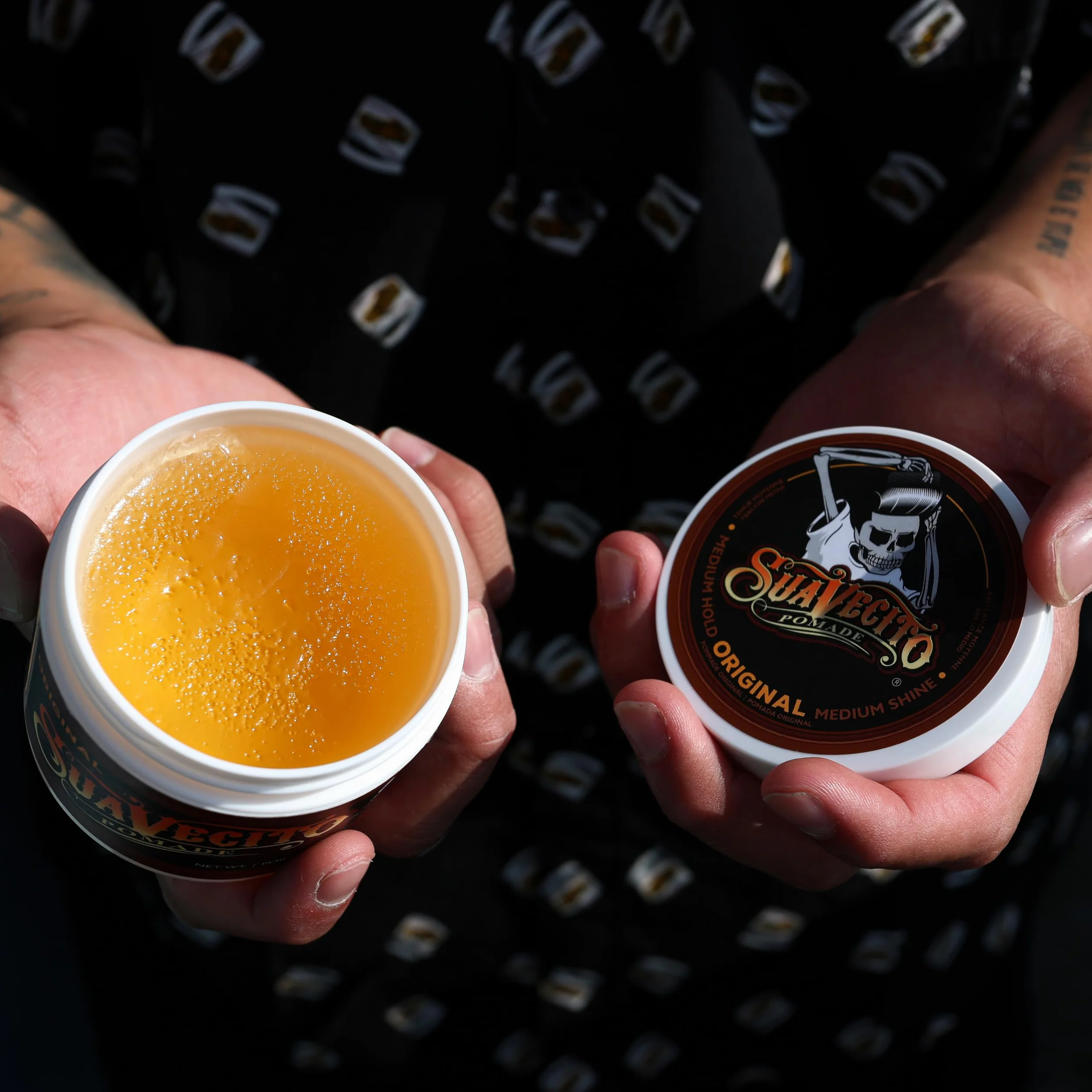 Suavecito Pomade Original Hold, Medium Hold Hair Pomade For Men, Medium Shine Water Based Wax, 4oz/113g