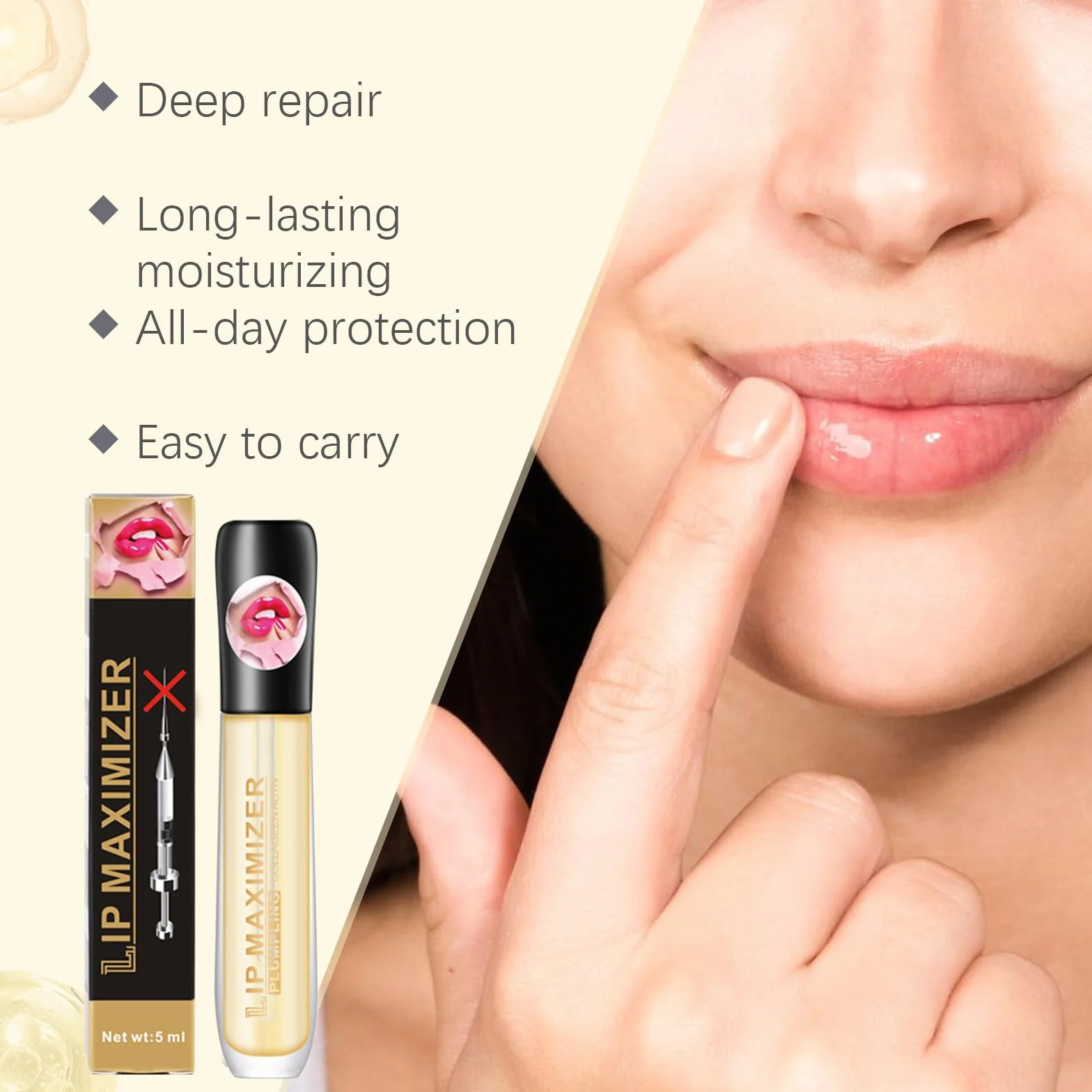 Serum zwiększające objętość ust, olejek do ust, błyszczyk do ust, nawilżający błyszczyk do ust, olejek do ust z rozpylaczem, nawilżający wypychanie ust, 1-19