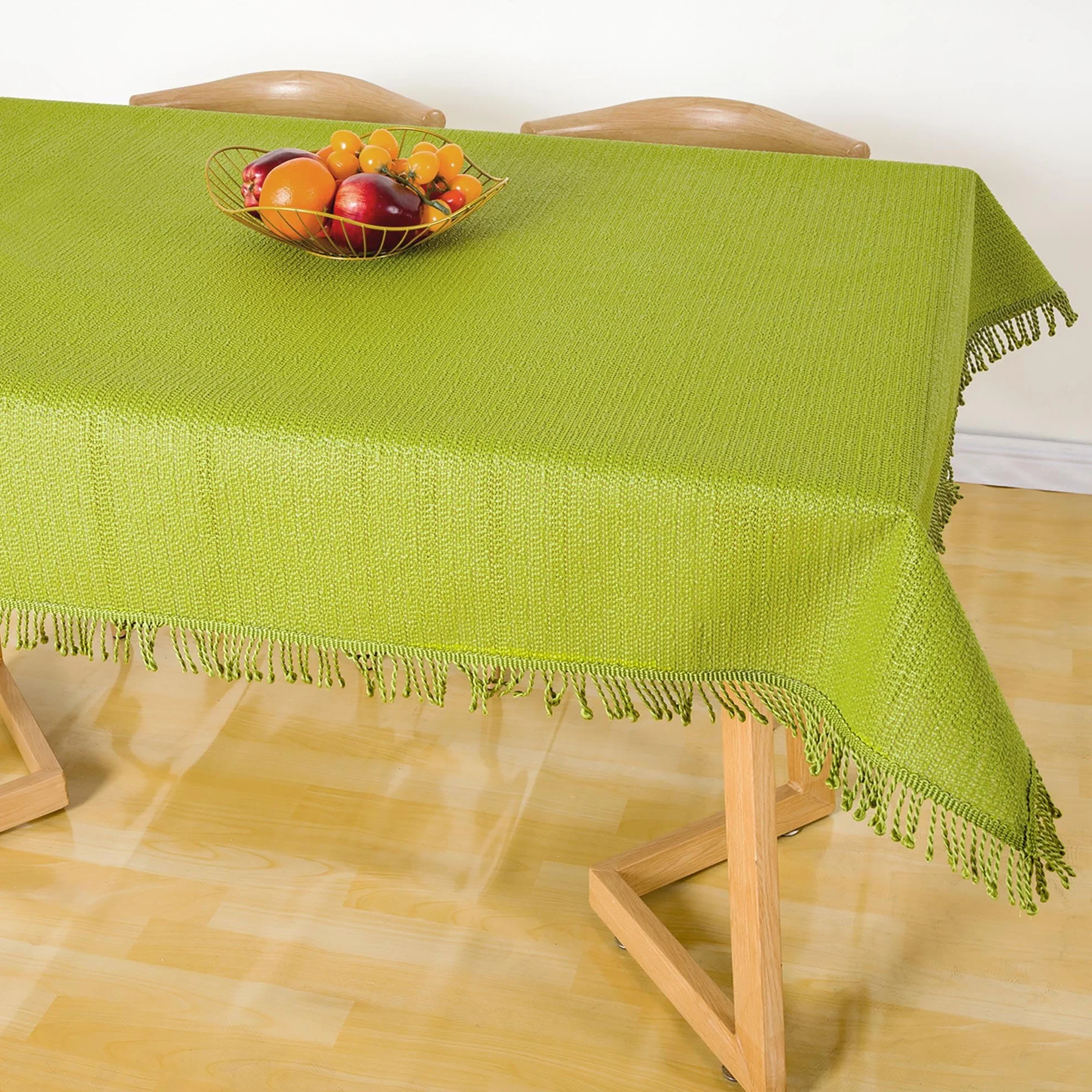 Obrus ogrodowy owalny antypoślizgowy PCW 160x220 cm zielony