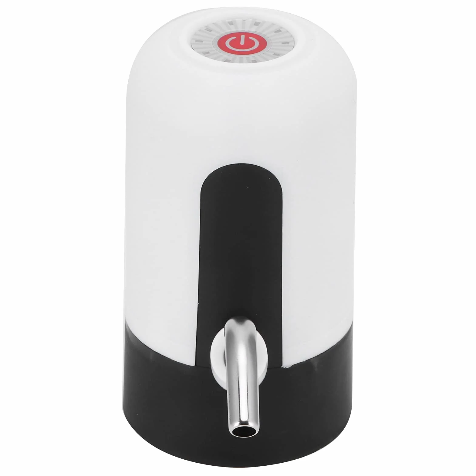 Elektryczna Pompa do Wody Pitnej, 4,5L 5L 7,5L 10L 11,3L 15L 18,9L Pompa do Butelek na Wodę Ładowanie USB Dozownik Wody Pitnej Zestaw do Domowego Biura(02)