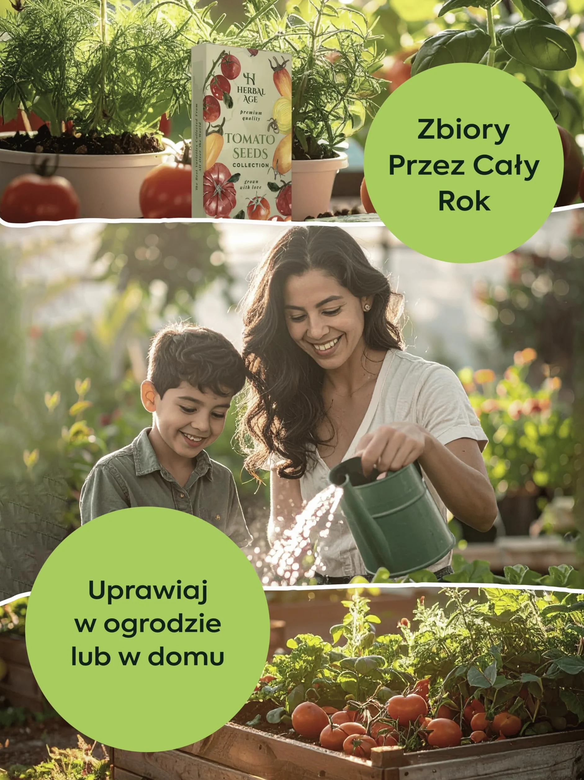 HERBAL AGE Zestaw Do Uprawy Własnych Nasion, 12 Nasion Warzyw, 5100 Roślin Heirloom