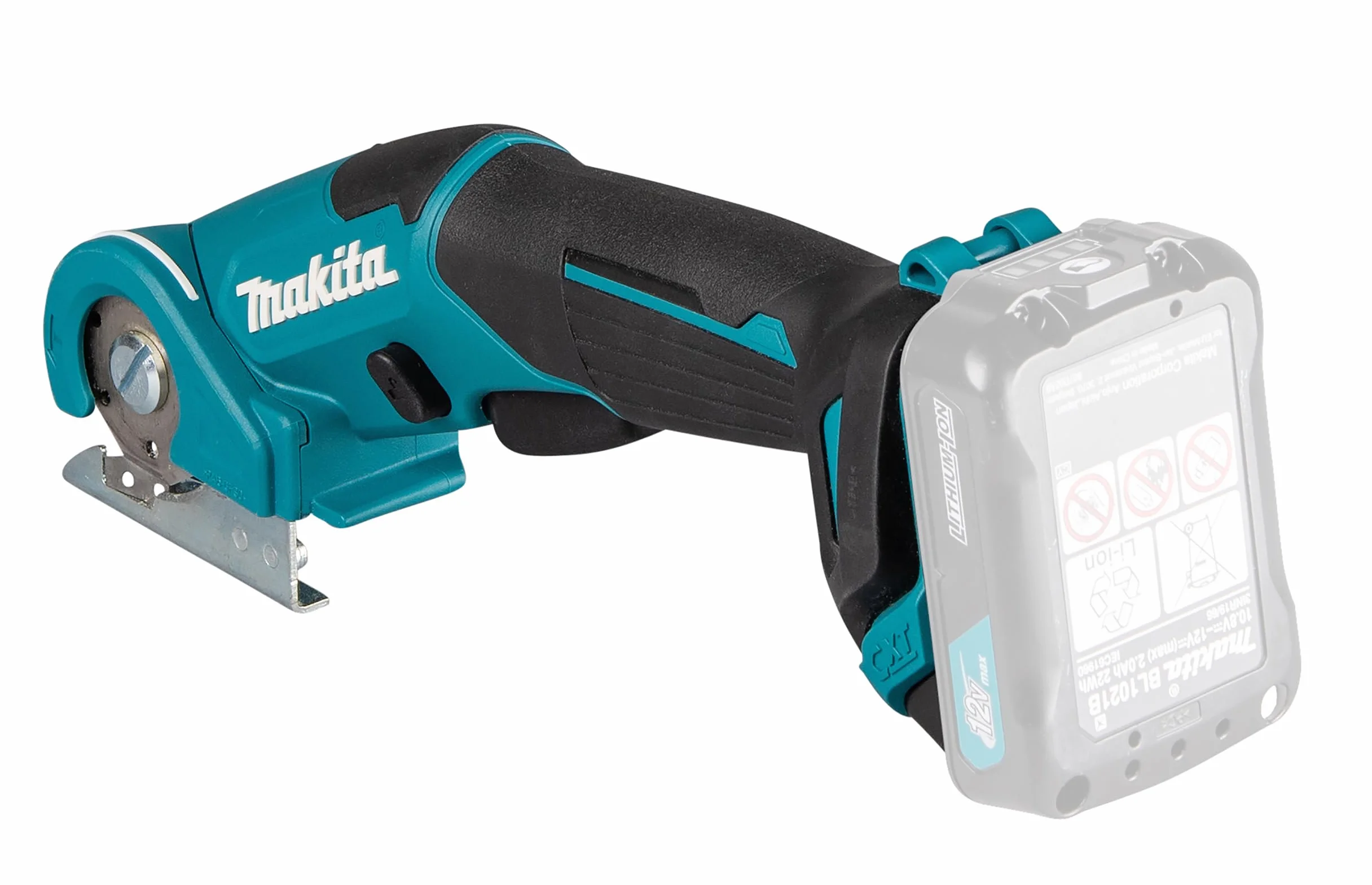 Makita CP100DZ akumulatorowe nożyce uniwersalne (bez akumulatora, bez ładowarki), petrol, (dł. x szer. x wys.) 291 x 66 x 120 mm – 10,8 V