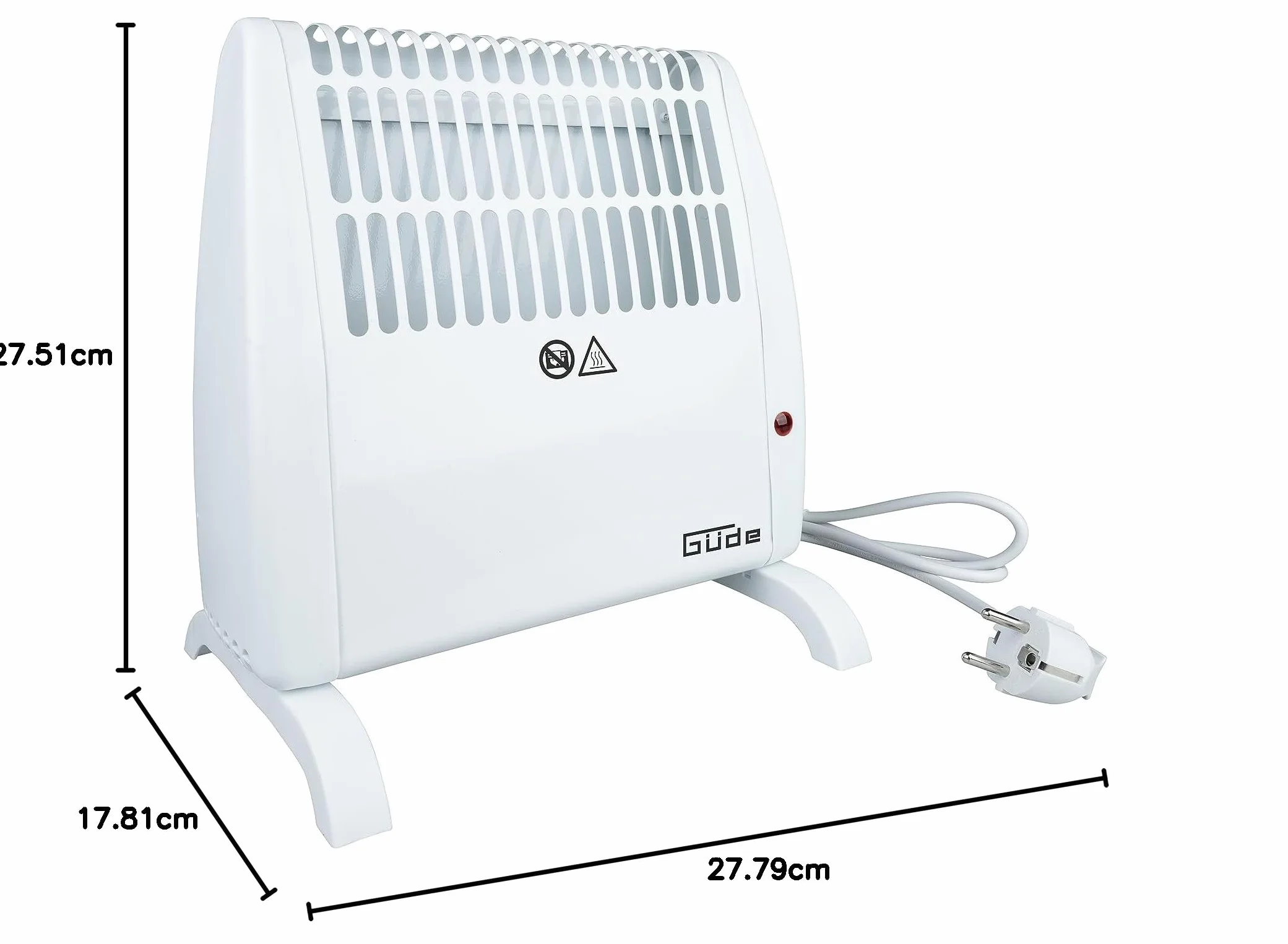 Güde Czujnik mrozu GFW 520 450-520 W 10 m³ termostat regulowany ochrona przed zamarzaniem