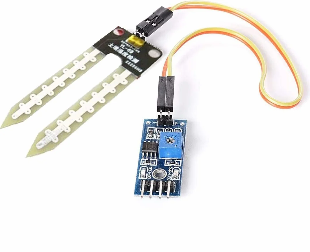 DollaTek 5 szt. Higrometr gleby czujnik wilgotno?ci wody modu? czujnik YL-69 i modu? HC-38 do Arduino