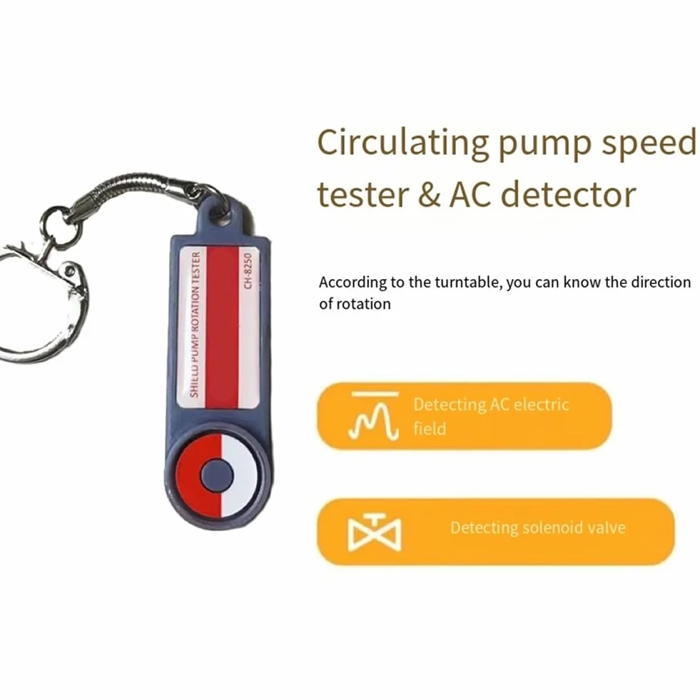 ISTOVO Tester Obrotów Pompy Obiegowej Ogrzewania i Detektor Prądu Zmiennego Wykrywa Zawór Elektromagnetyczny Palnika Olejowego