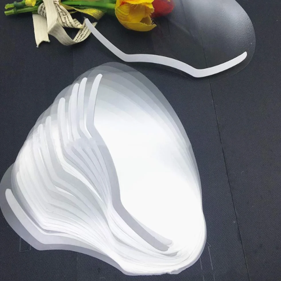 EBANKU Microblading Shower Face Shields Visors, Jednorazowe Osłony Twarzy Maski do Makijażu Osłona Oczu do Lakierów do Włosów i Przedłużania Rzęs Pielęgnacja po Operacji Powiek (100 szt.)