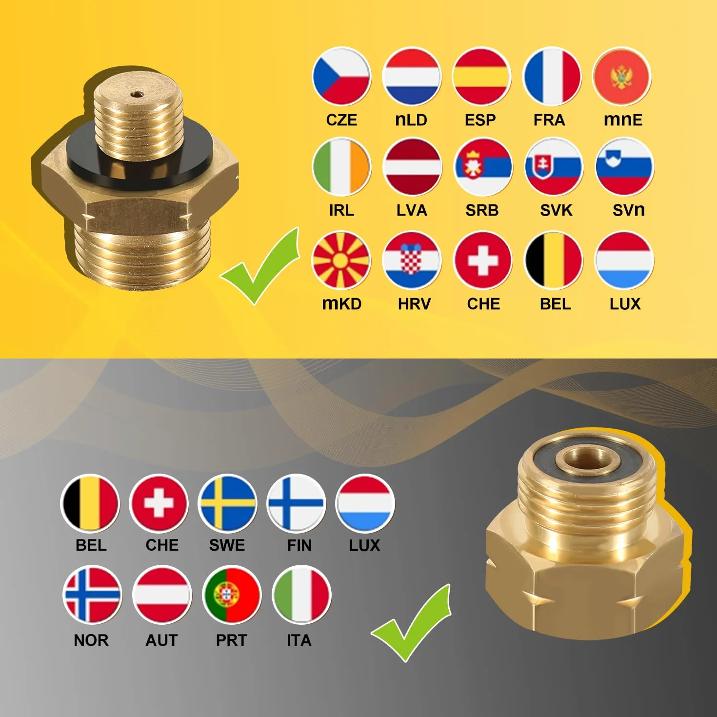 Grzejnik gazowy 4,2 kW + 1,26 kW, 3 poziomy grzania, do butli 15 kg