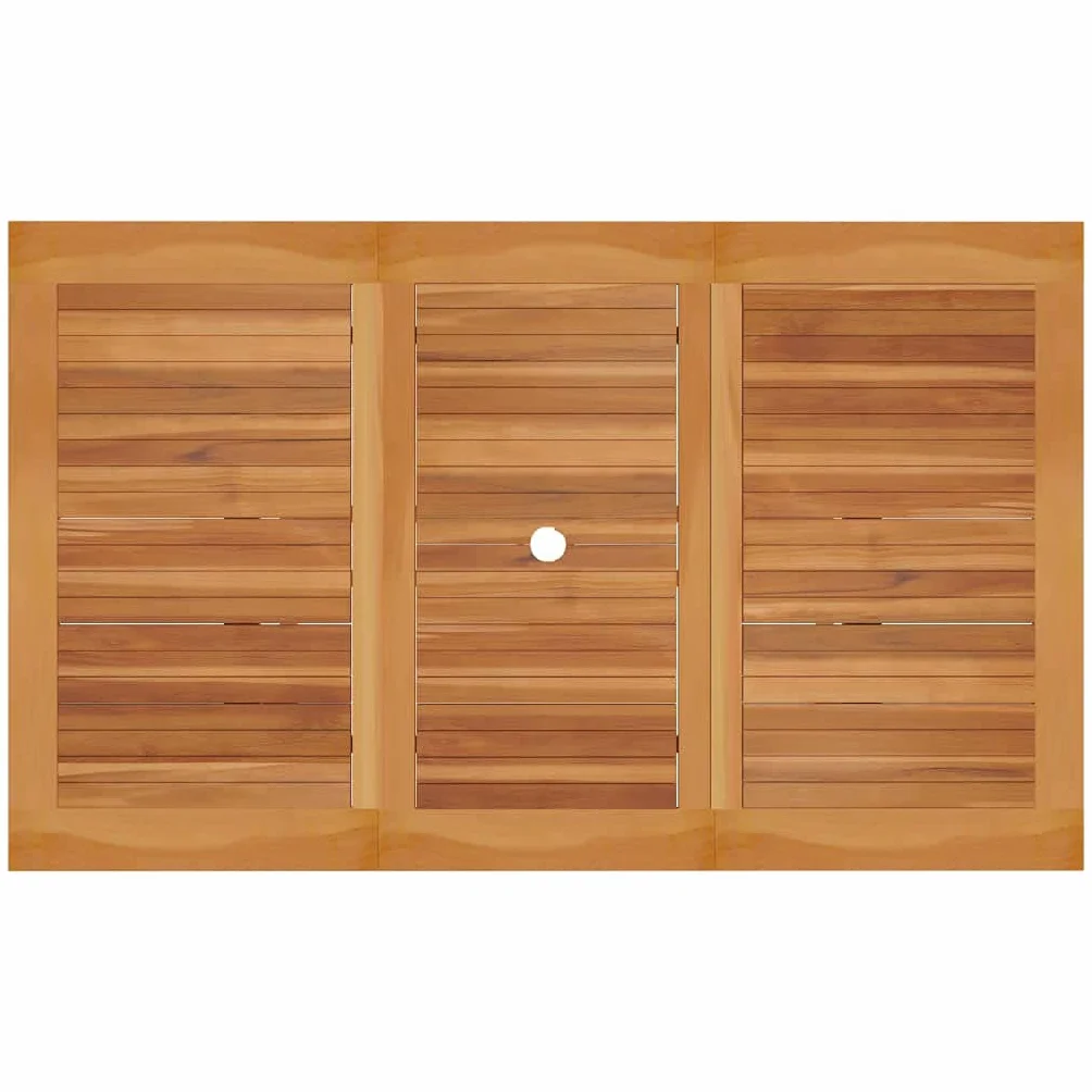 Stół ogrodowy vidaXL 150x90x75 cm lite drewno tekowe