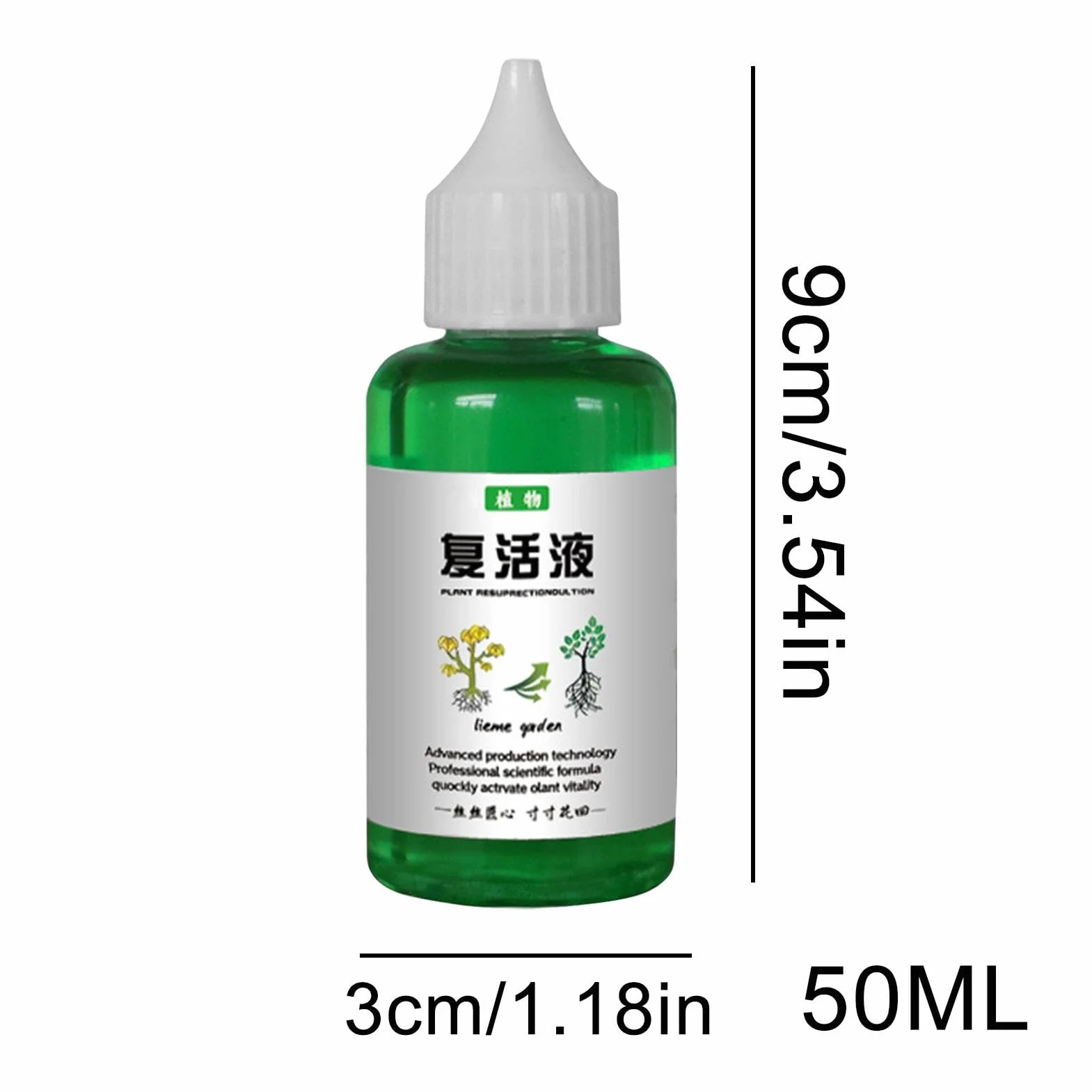 weiting witalizacja ro?linna, p?yn od?ywczy dla ro?lin | 50 ml koncentratu w p?ynie nawozowym – wspomaga zdrowy i silny wzrost, od?ywianie ro?lin glebowych zewn?trz, skuteczne narz?dzia ogrodowe do
