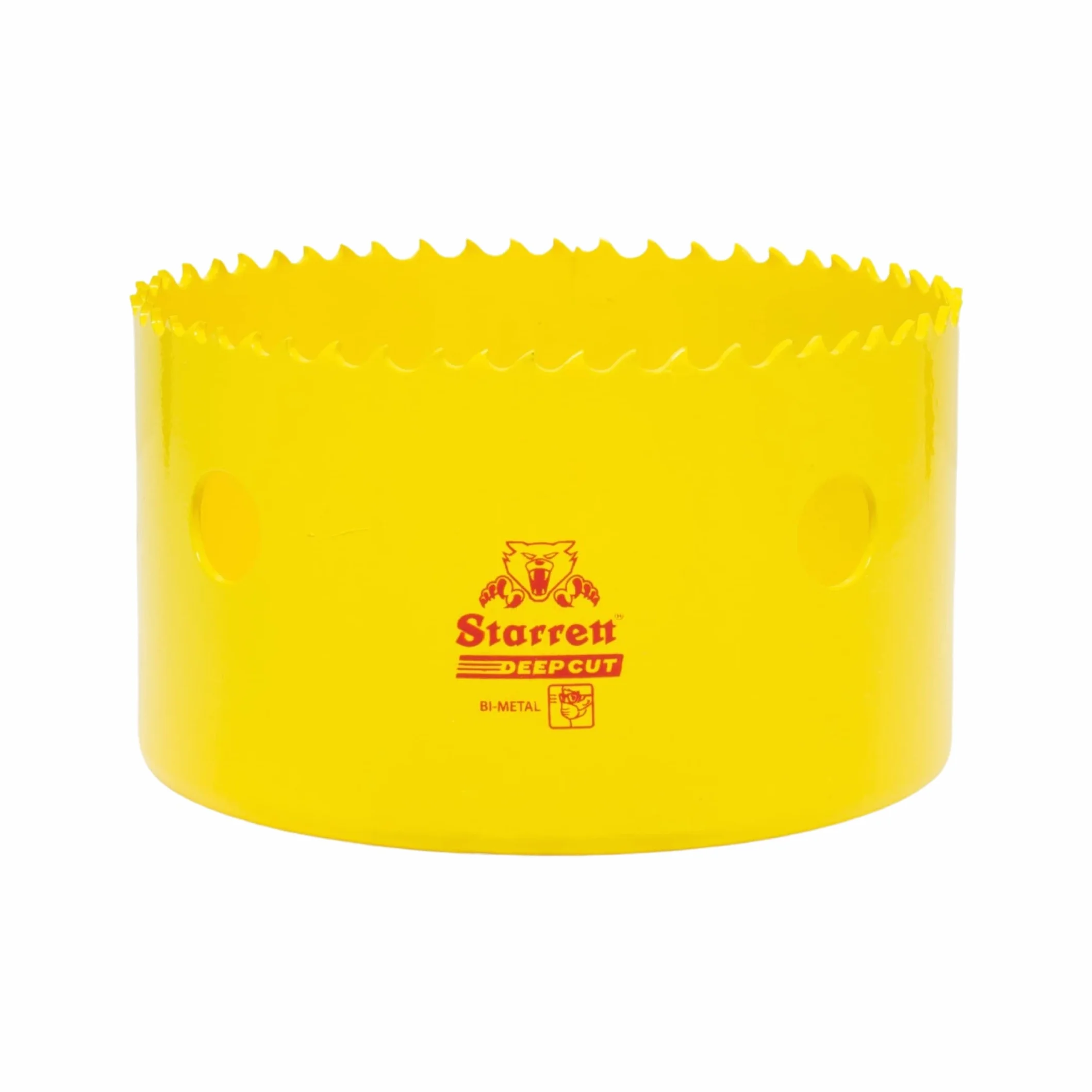 Starrett DCH0378 otwornica do głębokiego cięcia – bimetal o wysokiej wydajności z dodatkowymi zębami kobaltowo-HSS, do metali, drewna, żeliwa, tworzyw sztucznych z włókna szklanego, 98 mm