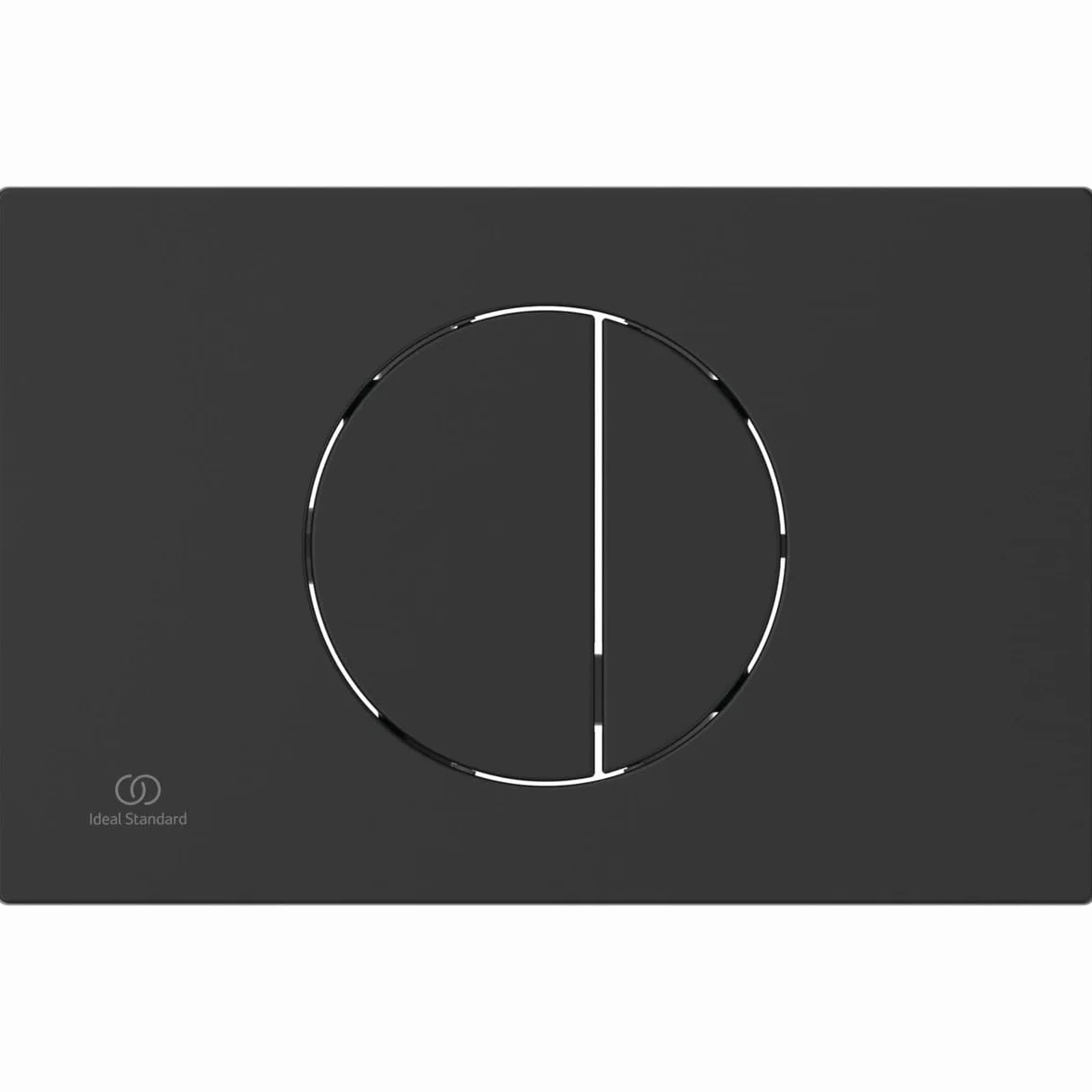 Ideal Standard Oleas płyta uruchamiająca do spłuczek WC ProSys – 2 zestawy mechanicznych przycisków z tworzywa sztucznego ABS – czarna