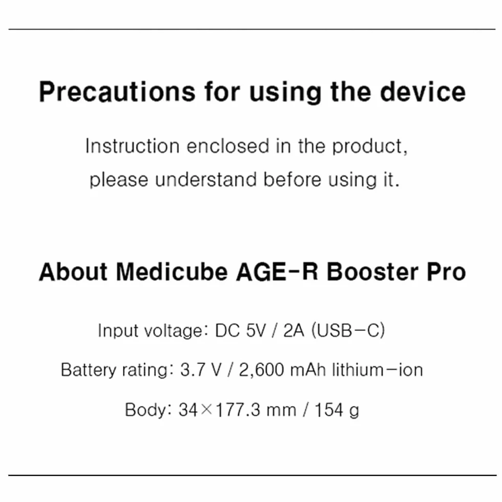 Medicube AGE-R Booster Pro Home Skin Care Device