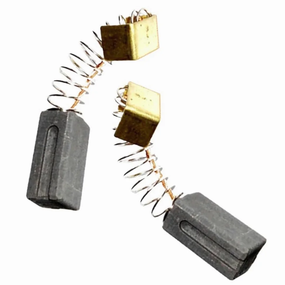 Szczotki węglowe 6 x 10 x 14 mm wiertło szlifierka elektryczna wymiana silników elektrycznych szczotka grafitowa akcesoria do elektronarzędzi
