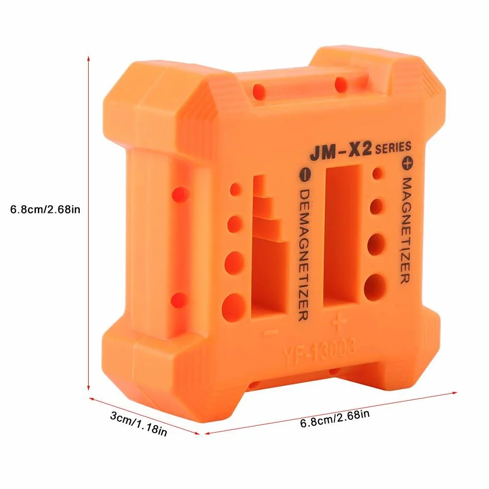 DeWin Magnezator Demagnetyzator - Magnesator demagnezujący Praktyczne i przenośne narzędzie do magnesu demagnezatora do końcówek wkrętaków, końcówek śrub