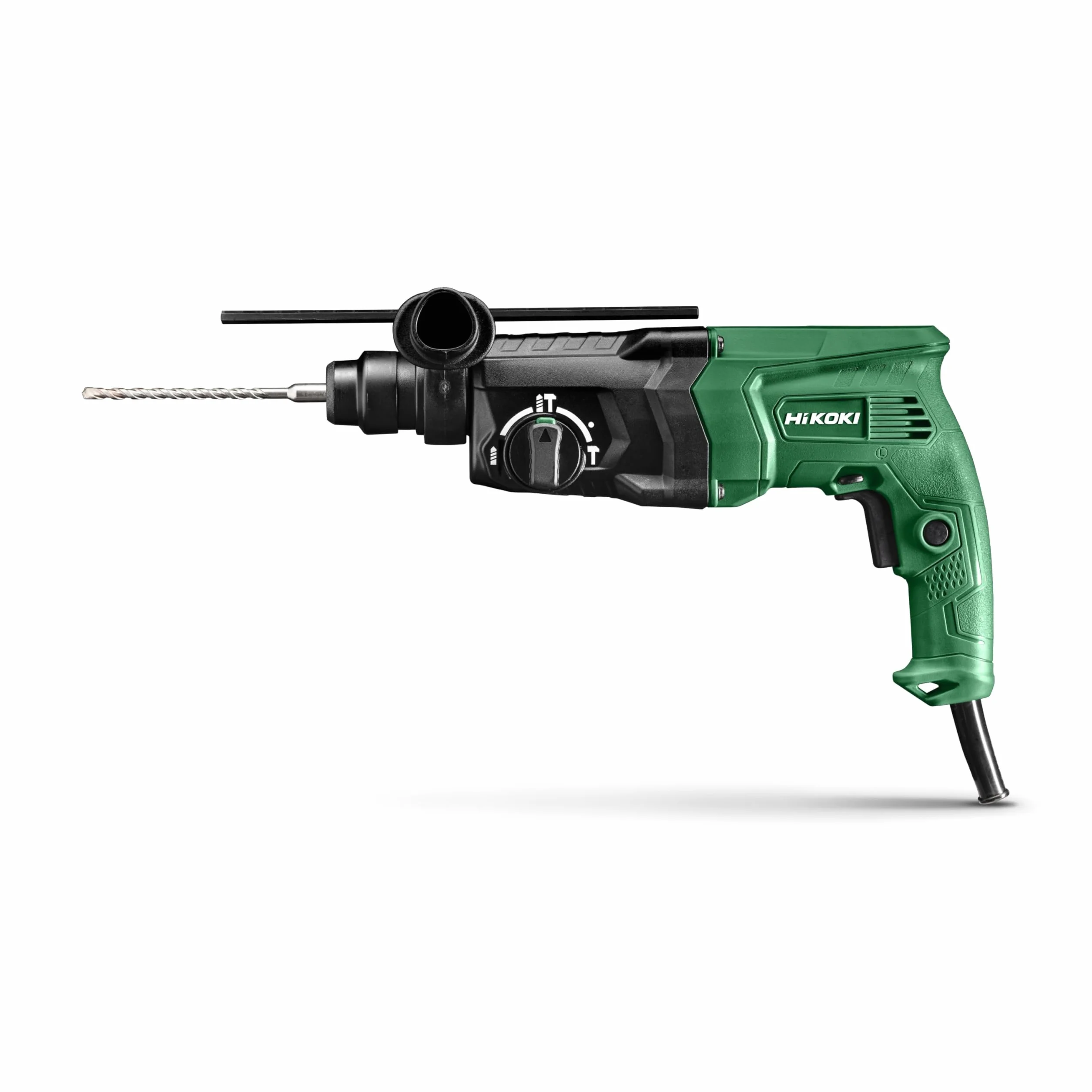 HiKOKI Bohr- & Meißelhammer DH24PH2 (730W, 2.7 J, SDS-plus-Werkzeugaufnahme, Sicherheitsrutschkupplung, Zubehör, Koffer)