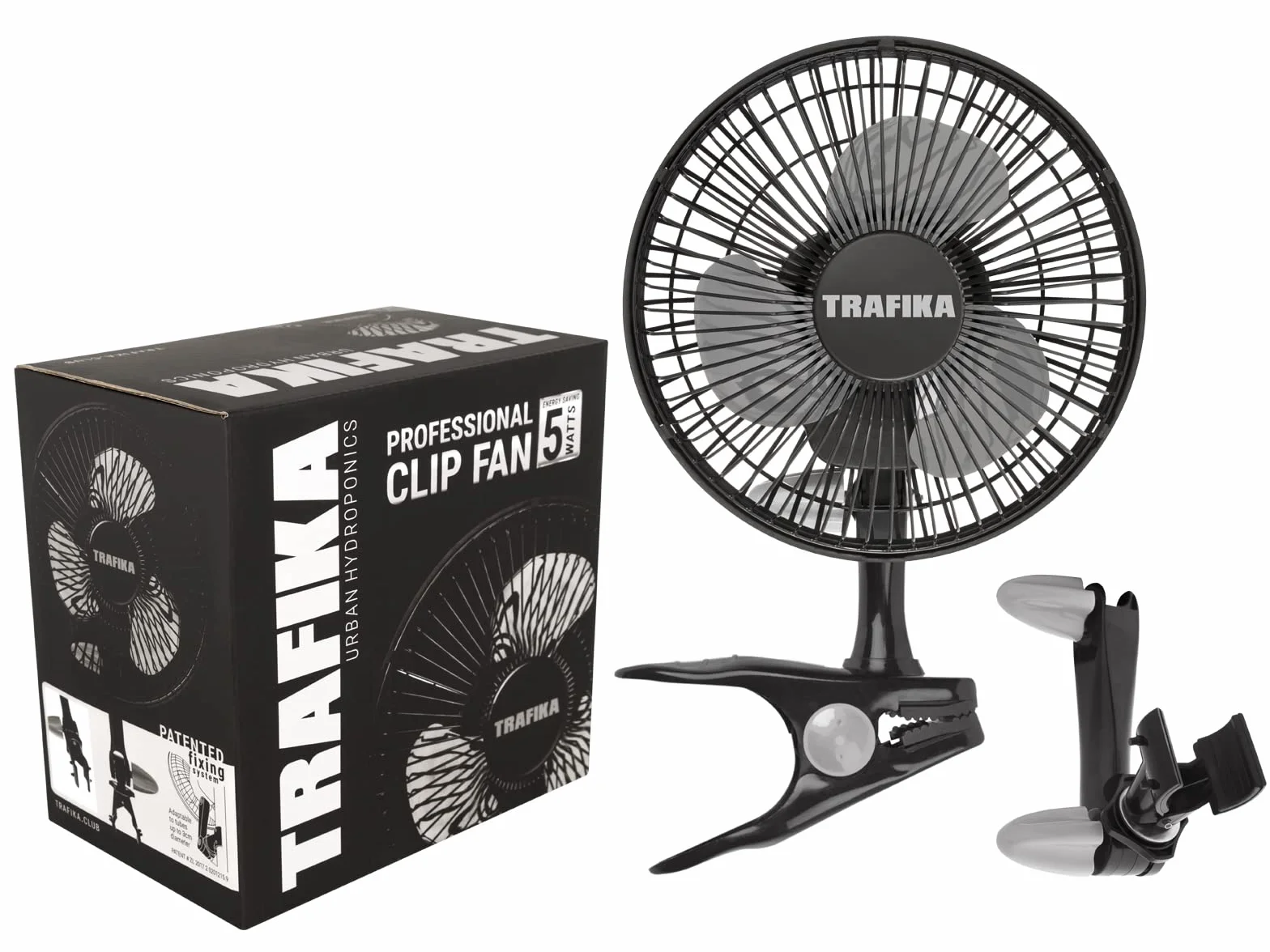 Trafika klips 15 cm 5 W silnik magnetyczny zacisk do mocowania na drążkach namiotów uprawy 2 klamry