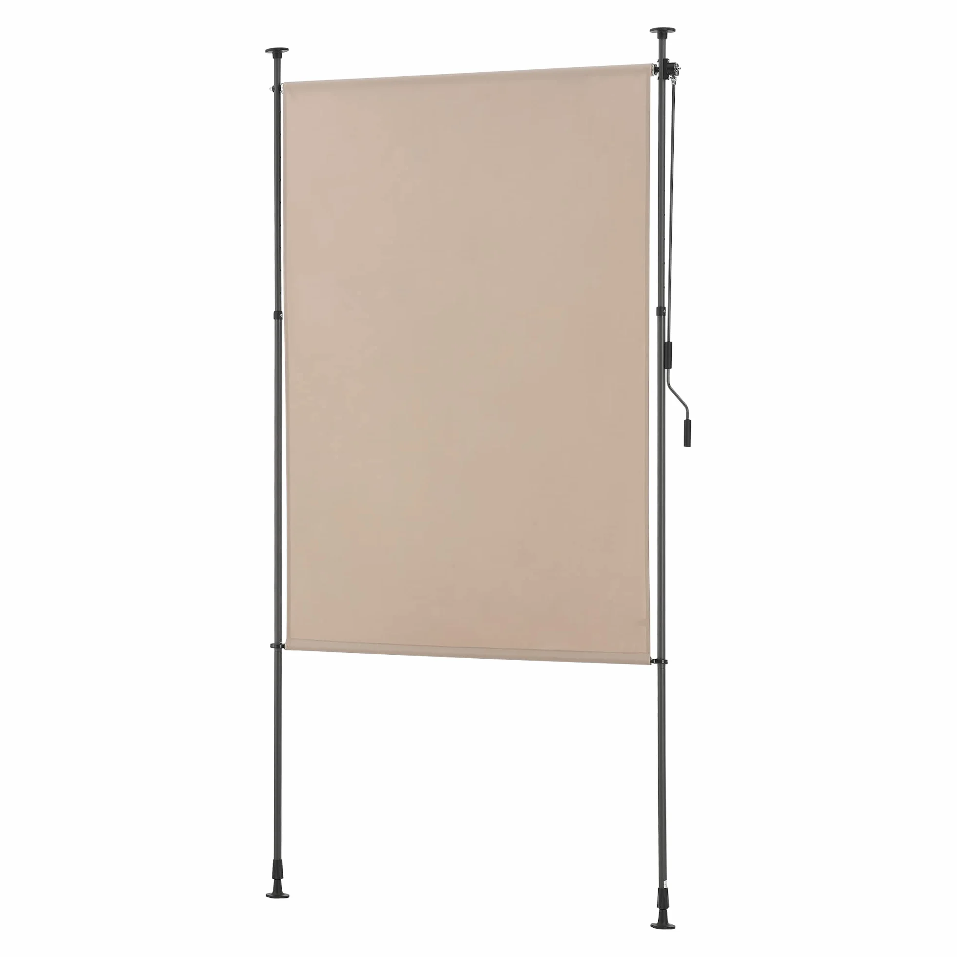 pro.tec Cimarra roleta zewnętrzna 150 x 270 cm z korbą ręczną, piaskowy