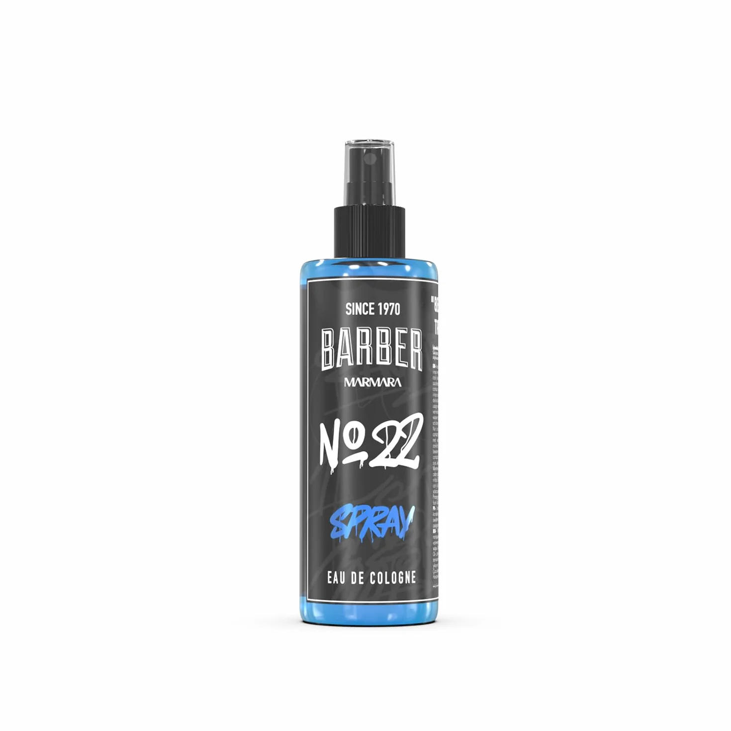 Barber Marmara No.22 EDC Woda toaletowa dla mężczyzn, turecka woda po goleniu, świeży, cytrusowy, wodny i drzewny zapach, długotrwały aromat z salonu fryzjerskiego 400ml