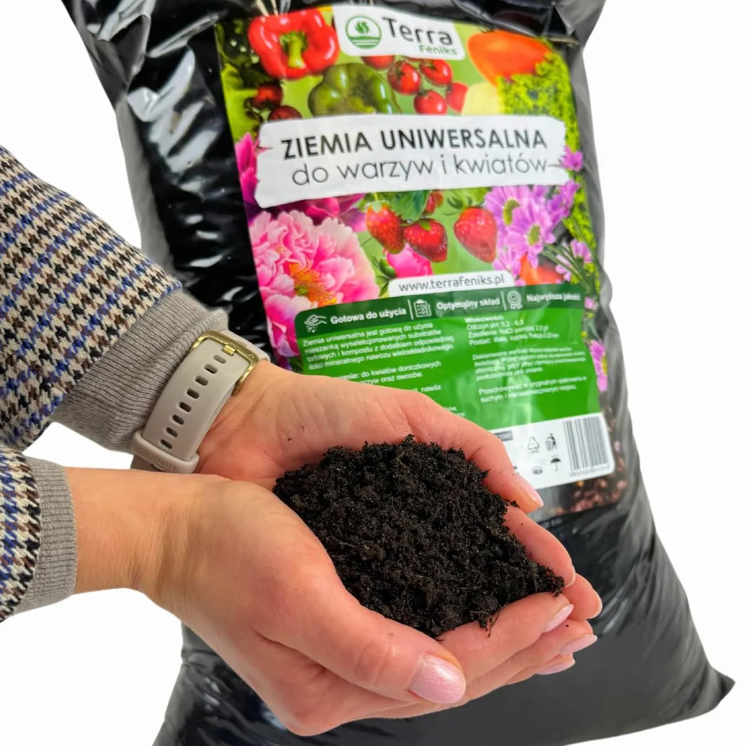 Terra Feniks Ziemia Uniwersalna do Warzyw i Kwiatów 40L pH 5,2-6,2