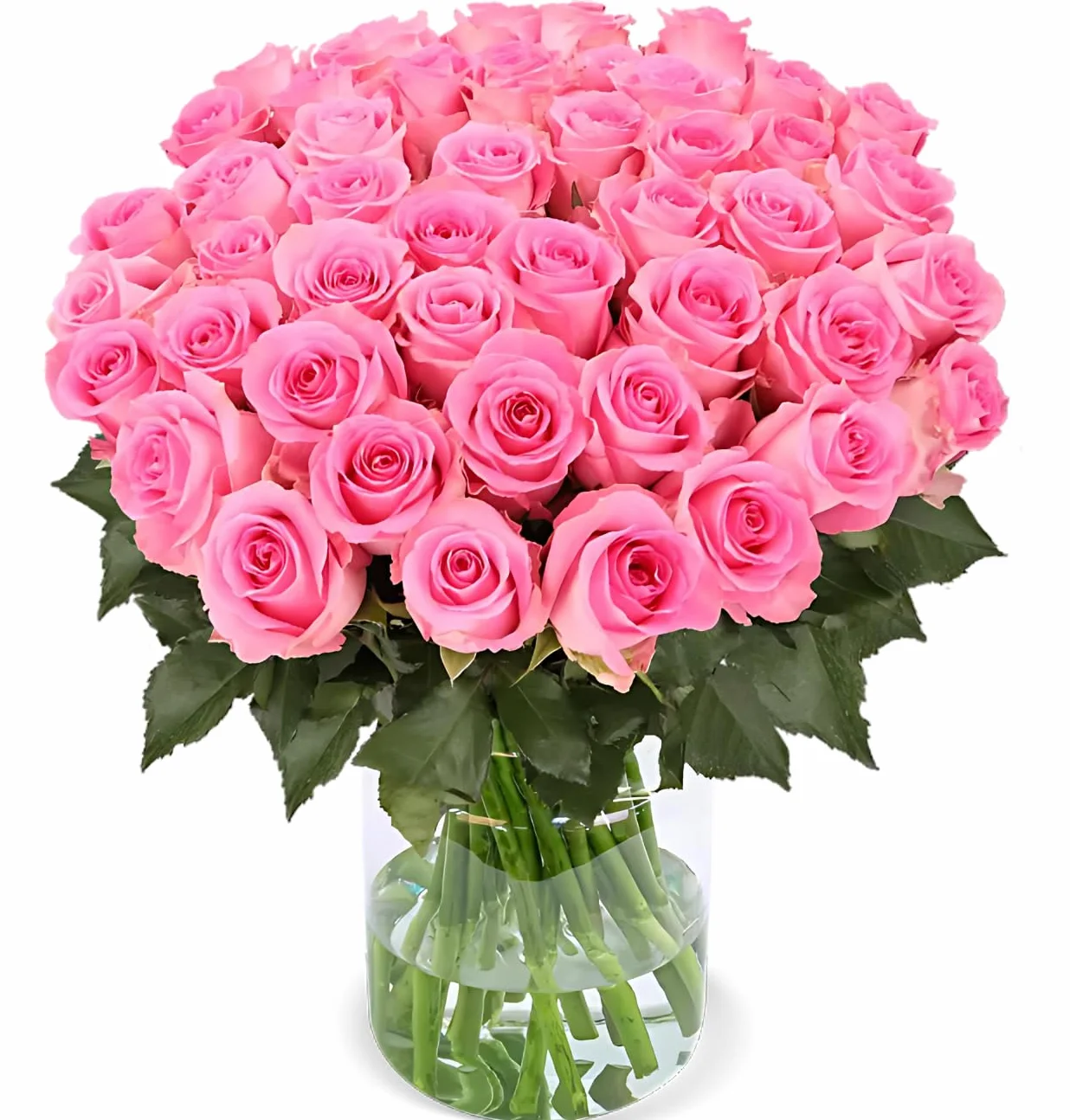 Blume Ideal Rosenstrauß - 20 Rosen - Pink - Ø 40-50 cm - Premium Blumen für Hochzeit & Deko - 7 Tage FrischeGwarancja - in verschiedenen Farben und Mengen